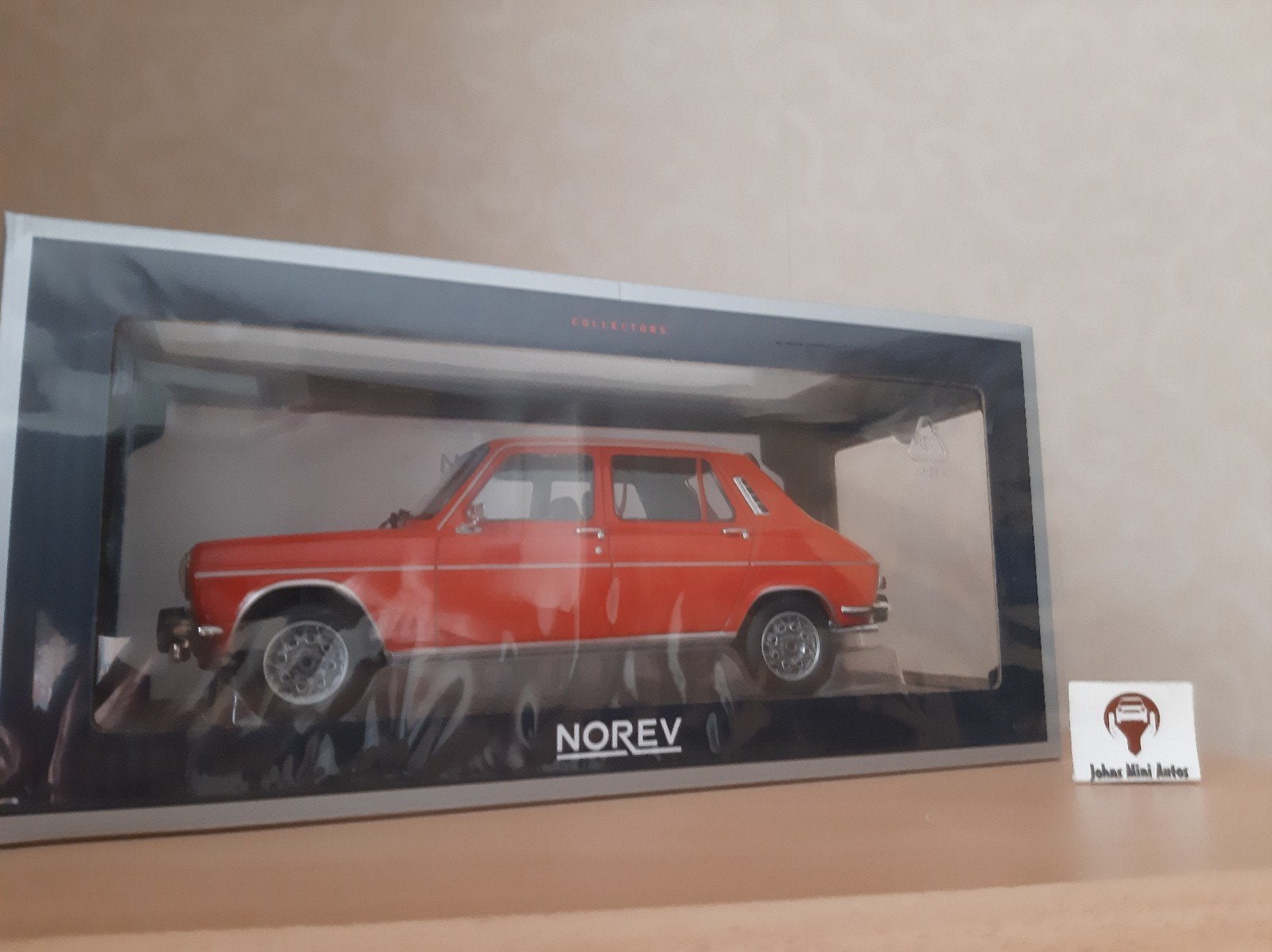 Simca 1100 Ti 1974 Sumatra Rood van Norev 1:18, Auto, Norev, Ophalen of Verzenden, Norev