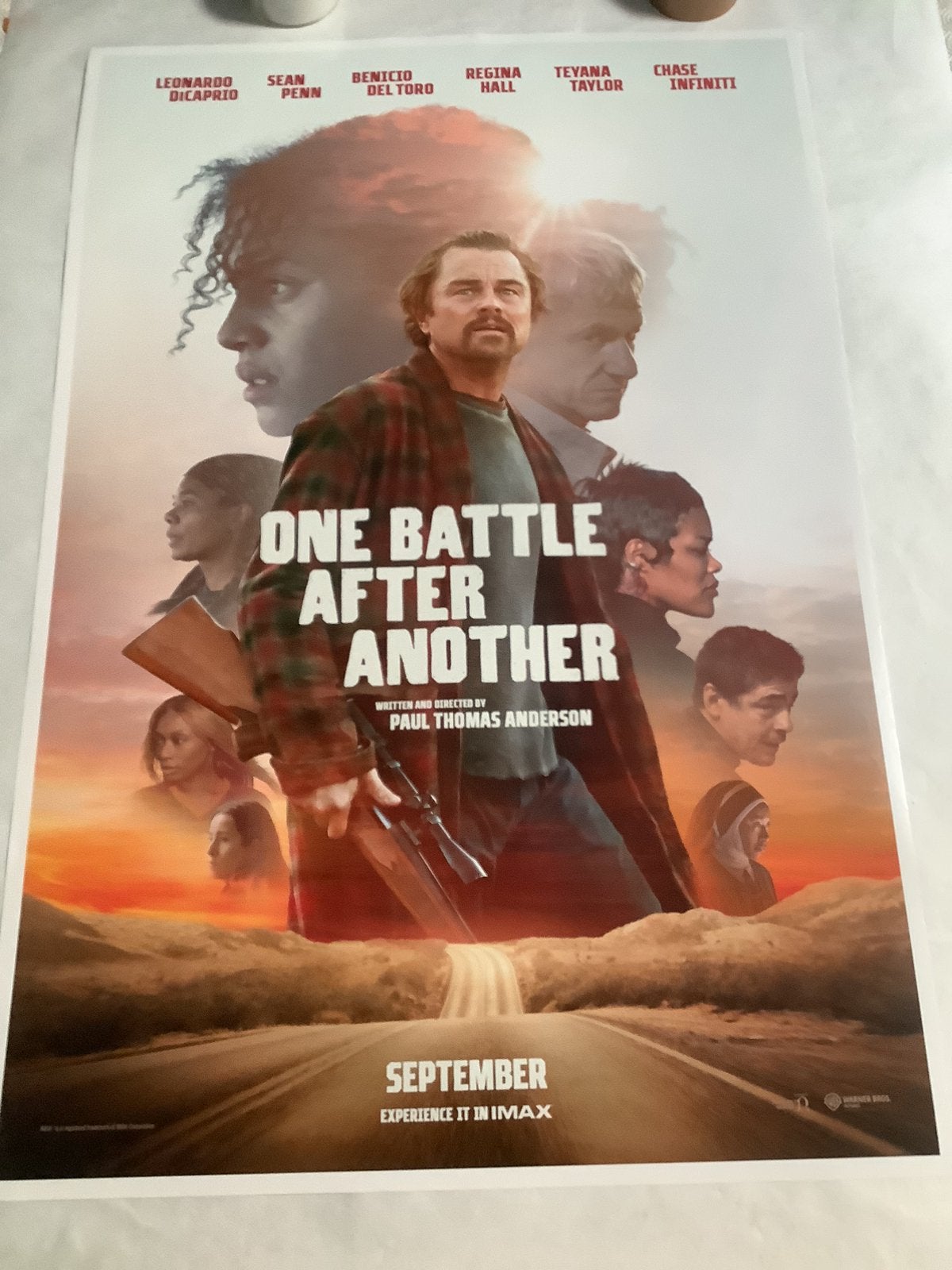 ONE BATTLE AFTER ANOTHER   Filmposter  68,5-101,5 cm, Ophalen of Verzenden, Zo goed als nieuw, A1 t/m A3, Film en Tv