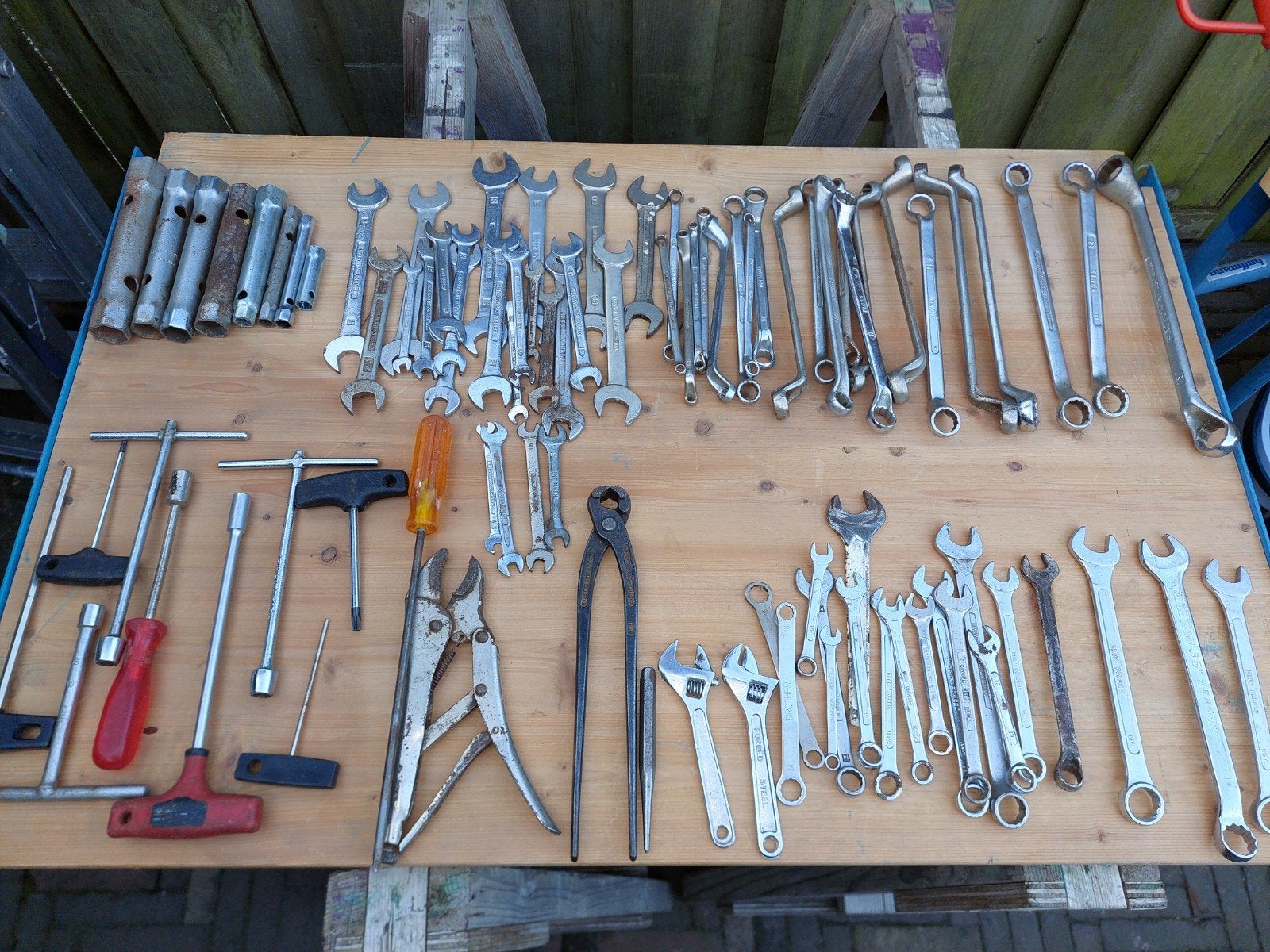partij gereedschap, Ophalen