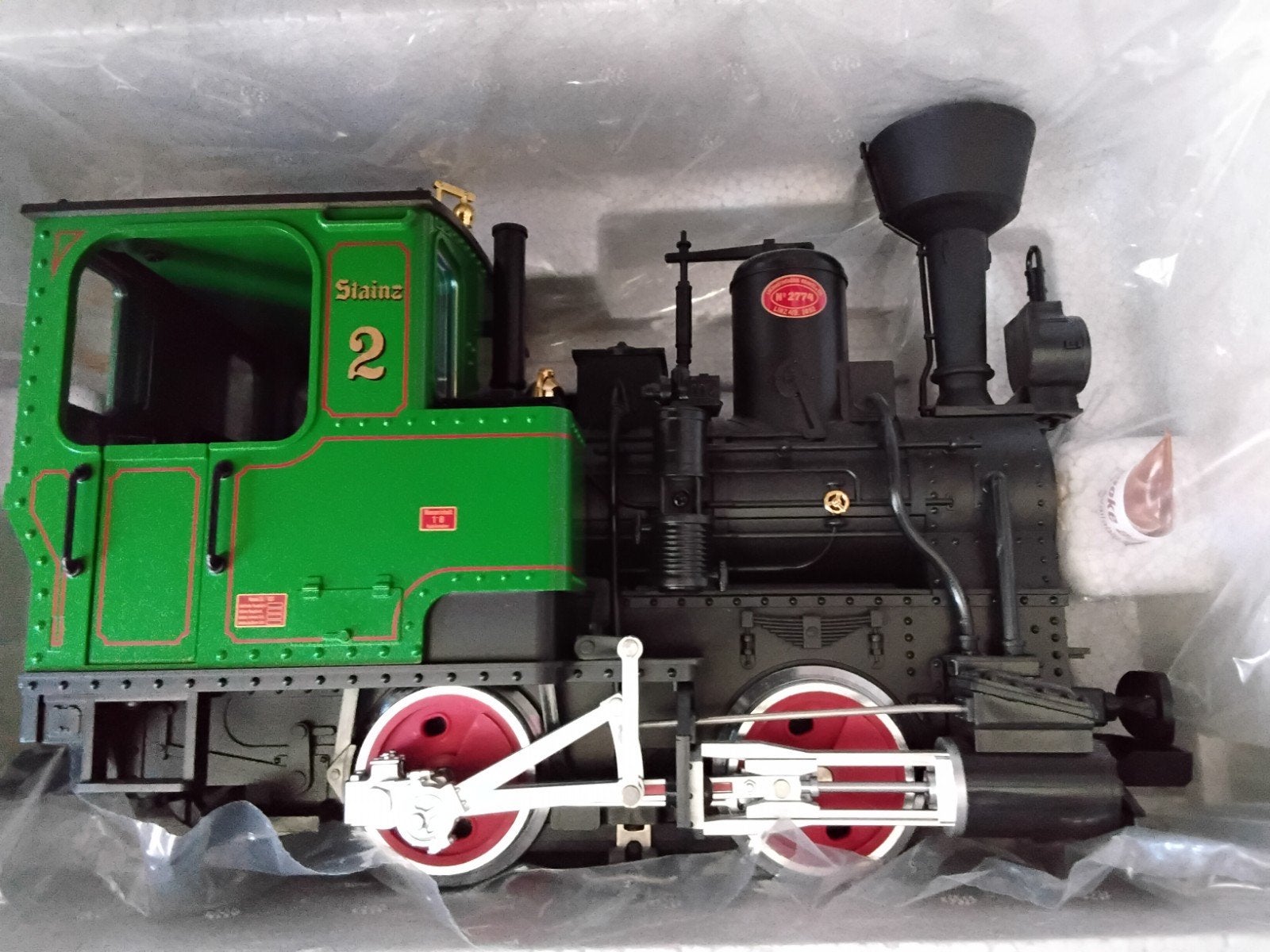 LGB Stainz 2 Stoomlocomotief - Nieuw in doos, Ophalen, Nieuw, LGB, Analoog