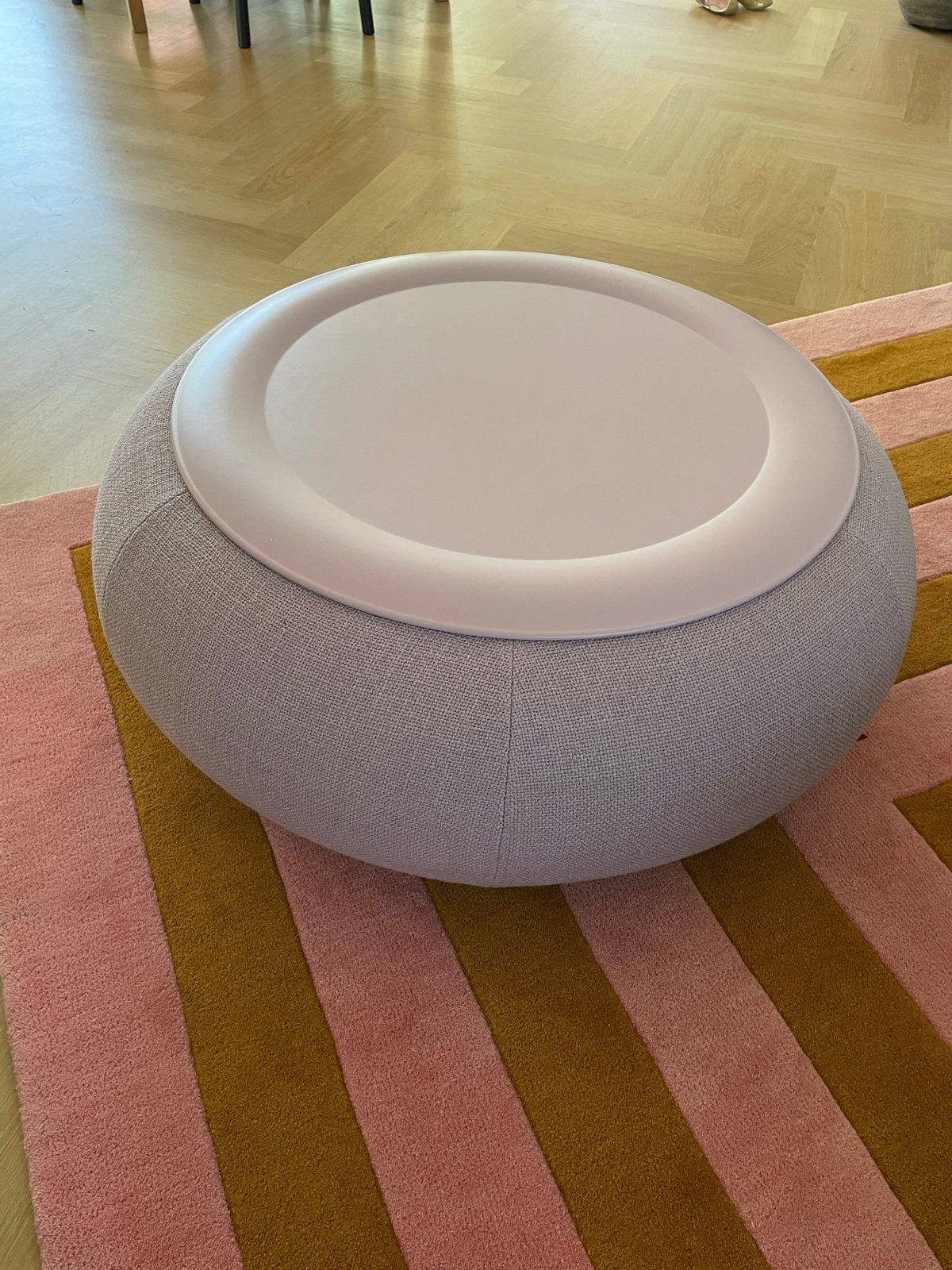 Fatboy humpty dumpty indoor opblaasbare salontafel, Ophalen, Rond, Minder dan 50 cm, Zo goed als nieuw