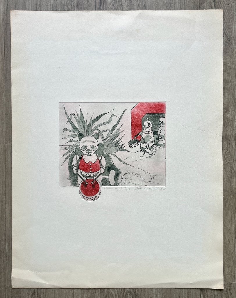 Ets Gerard van Kerkhof  Zomeropruiming, Antiek en Kunst, Kunst | Litho's en Zeefdrukken, Verzenden