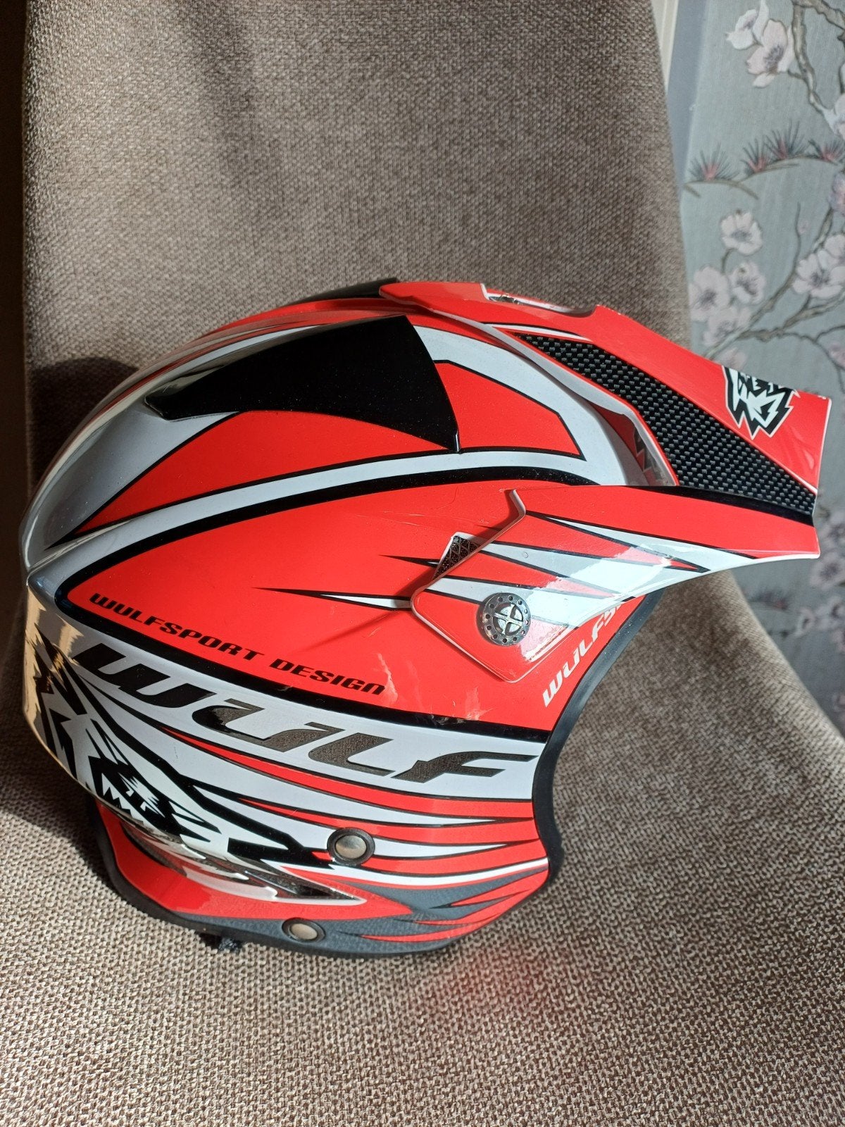 Wulfsport Design Motorcrosshelm - Maat M, Motoren, Ophalen, Overige typen, Heren, Wulfsport