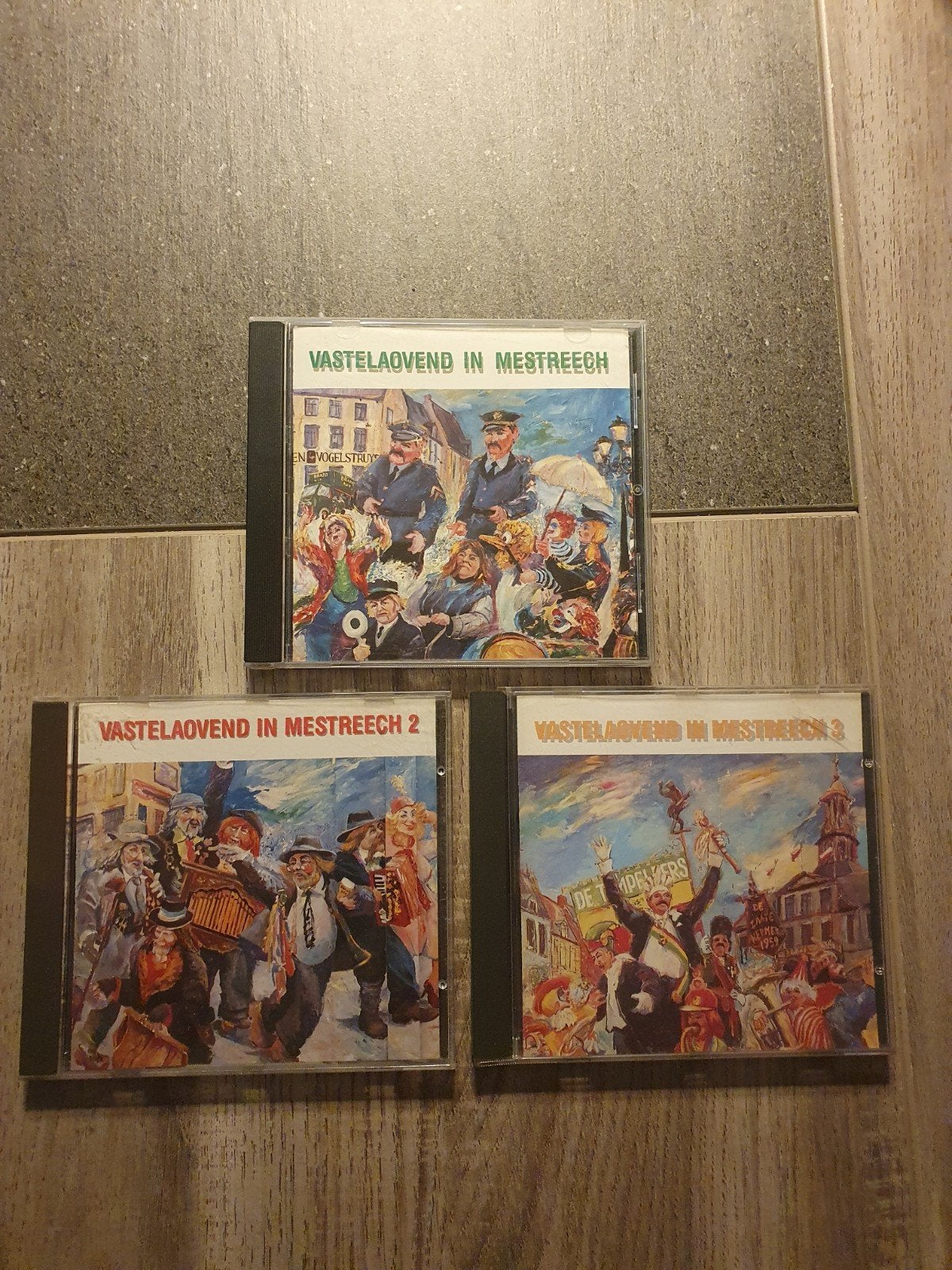 3x cd vastelaovend in mestreech, Ophalen of Verzenden, Gebruikt, Levenslied of Smartlap
