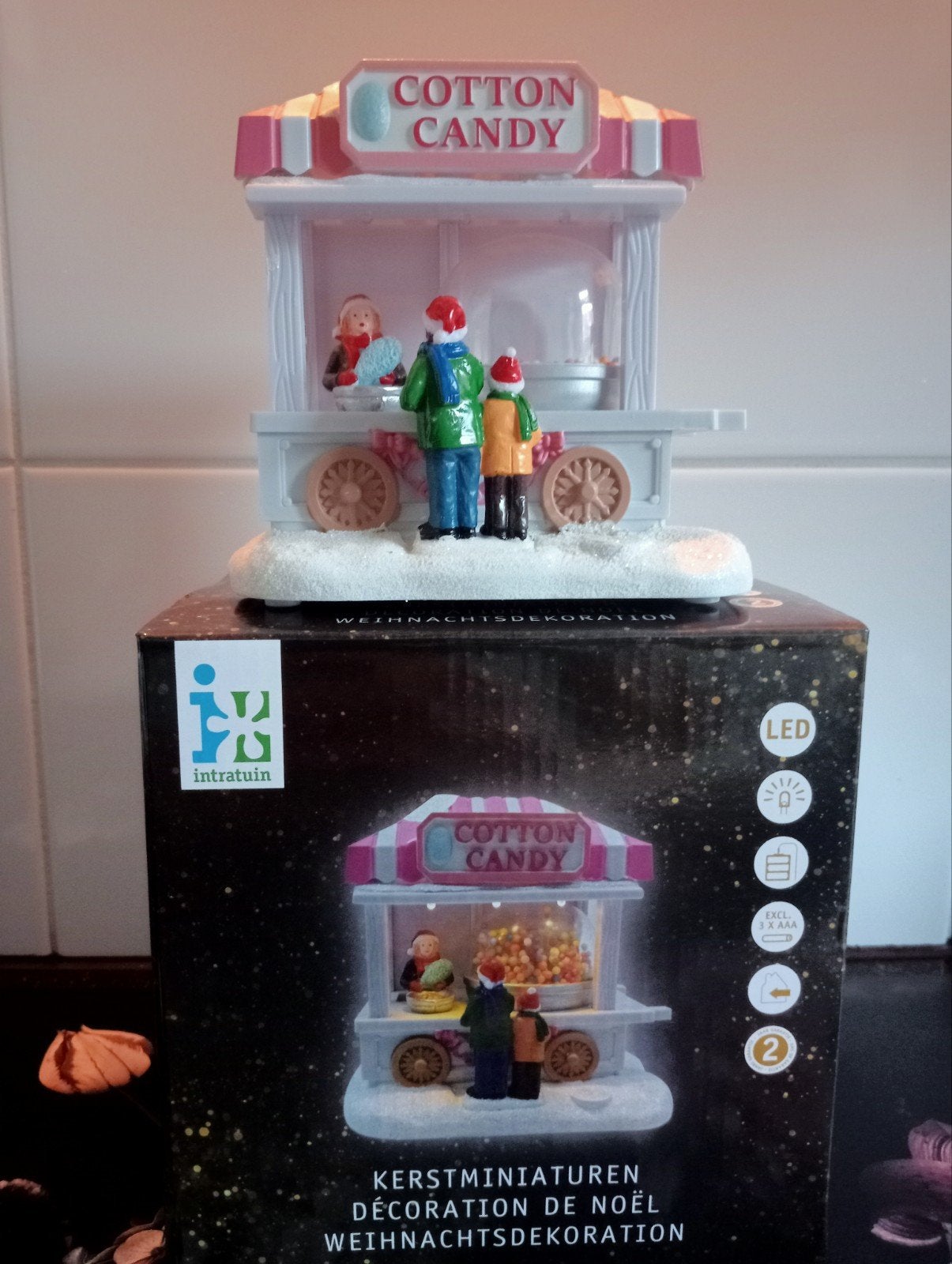 Kerstdorp Cotton Candy Intratuin, Ophalen of Verzenden, Nieuw