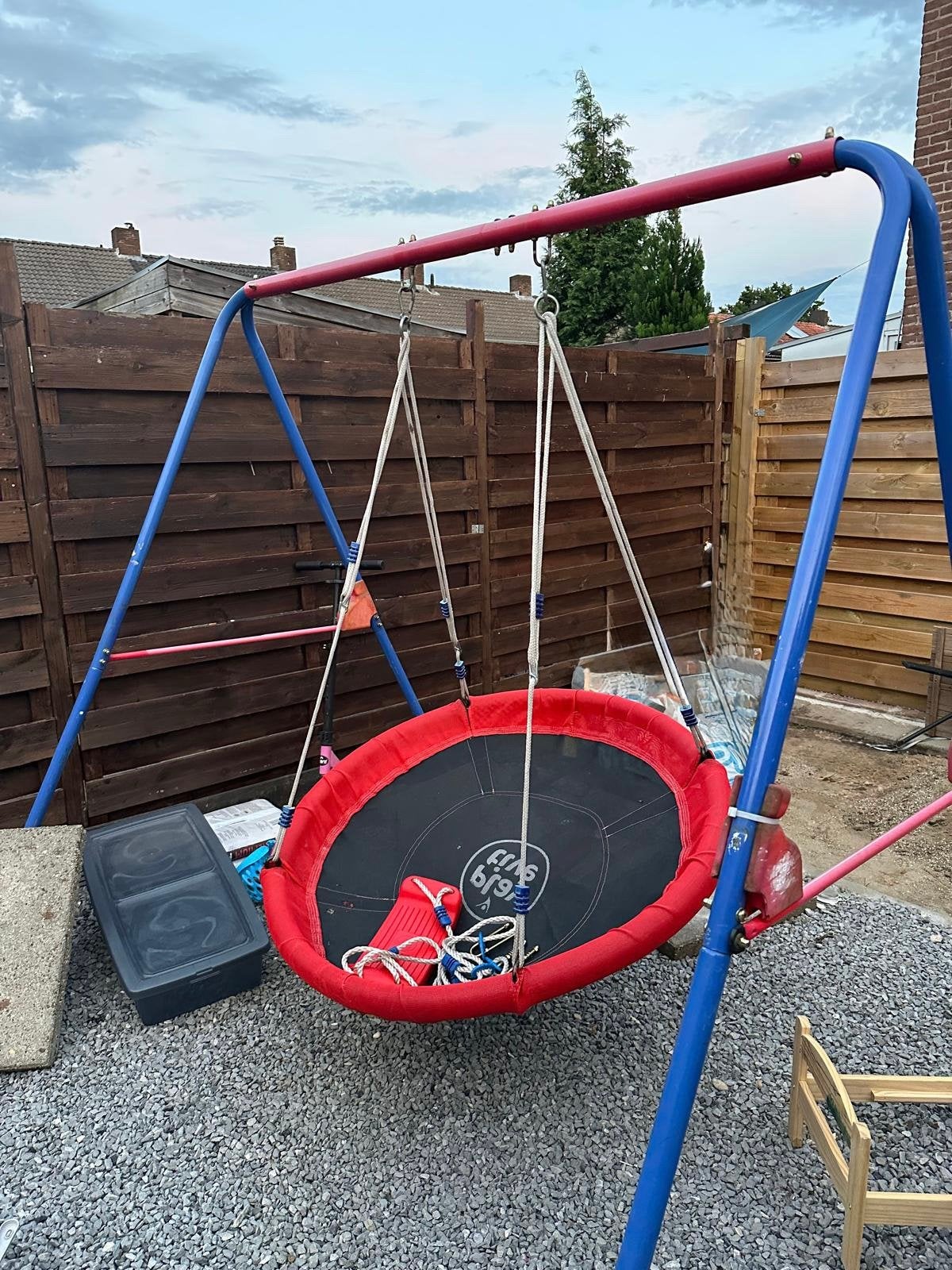 Tuinschommel, Ophalen, Zo goed als nieuw