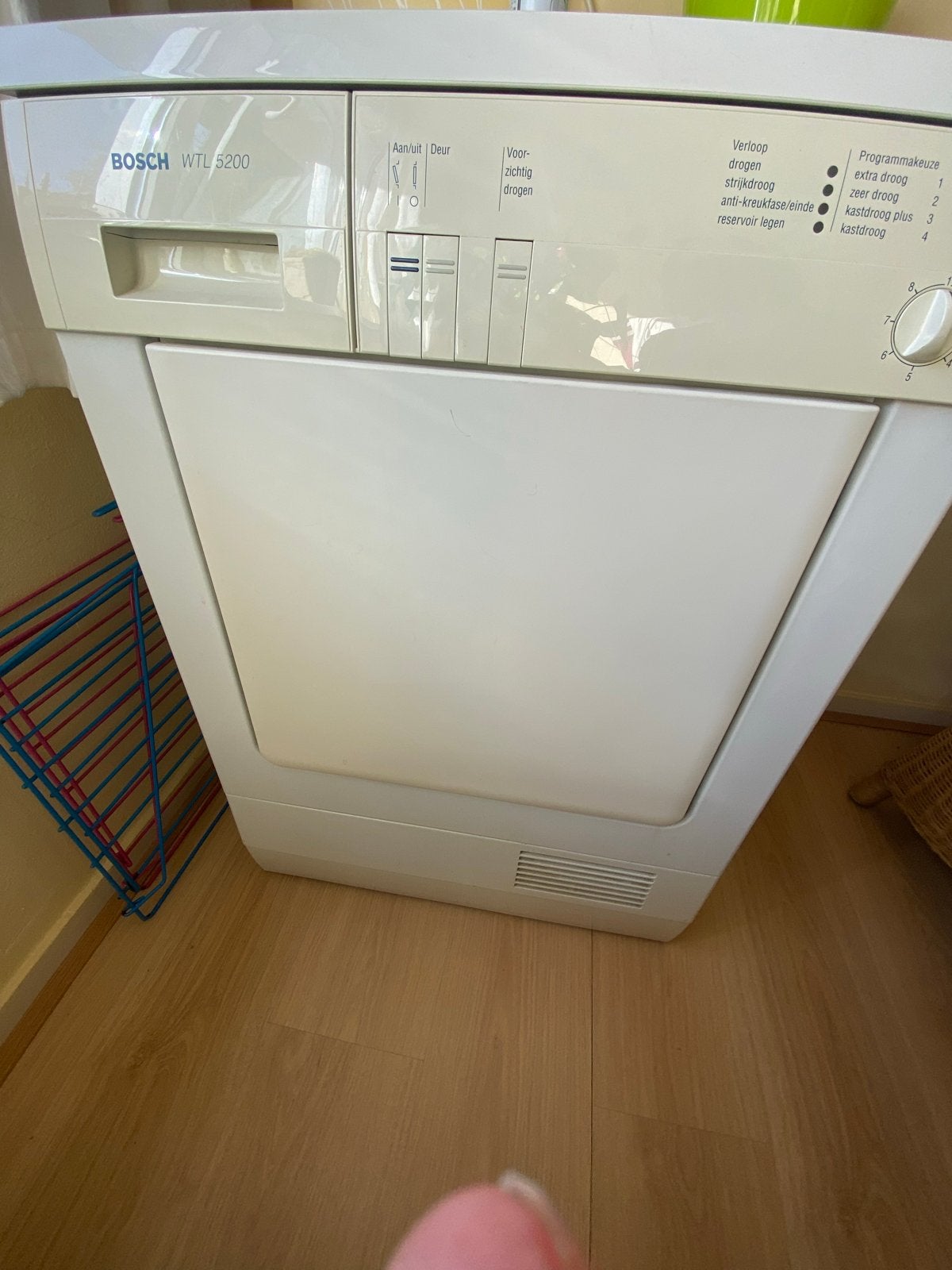 Bosch WTL 5200 Condensdroger met Opvangbak, Ophalen, 6 tot 8 kg, Gebruikt, Voorlader