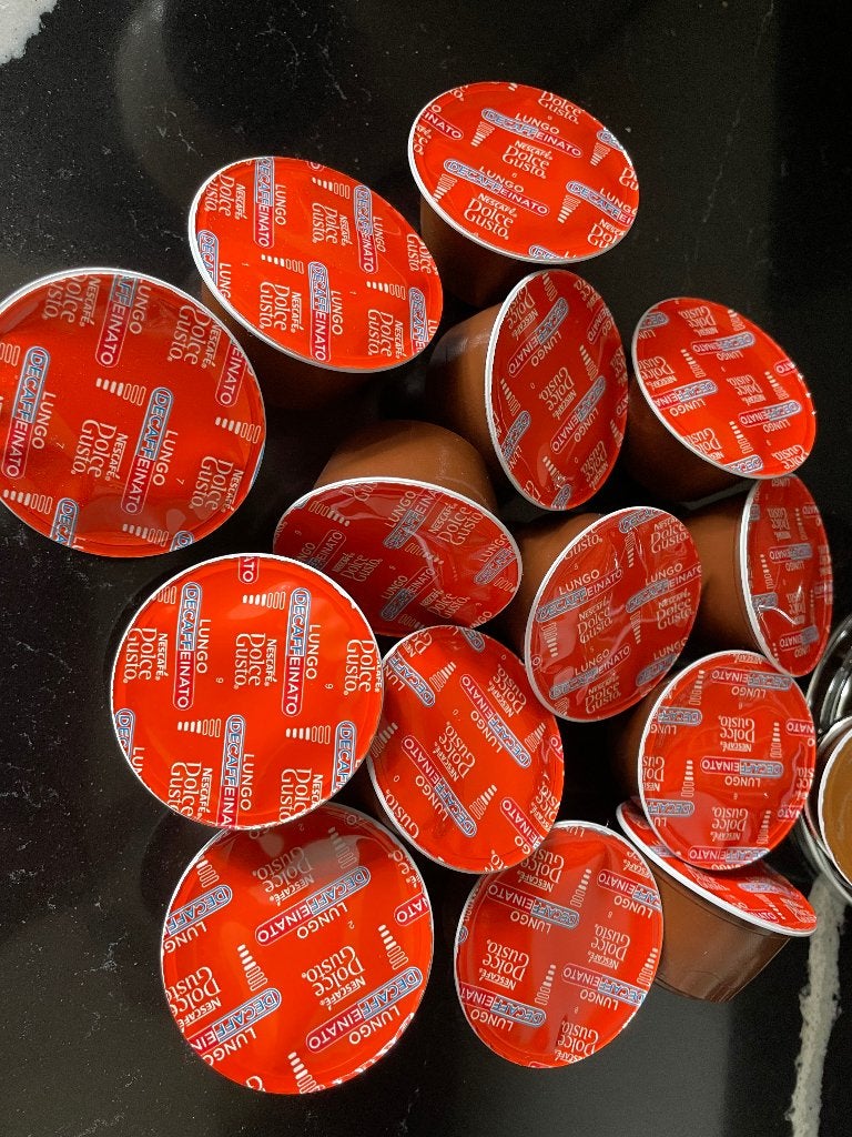 Gratis decaf cups dolce gusto, Ophalen