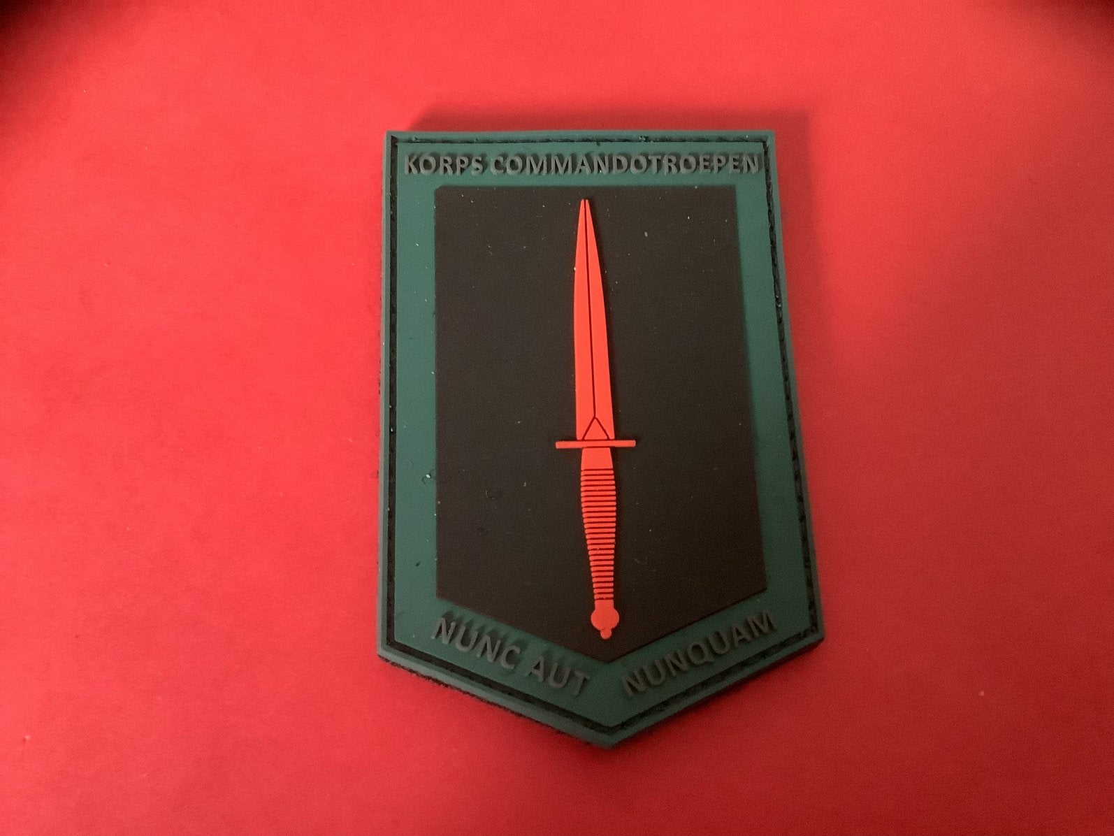 Badge van de KCT met velcro, Verzenden, Landmacht, Nederland, Embleem of Badge