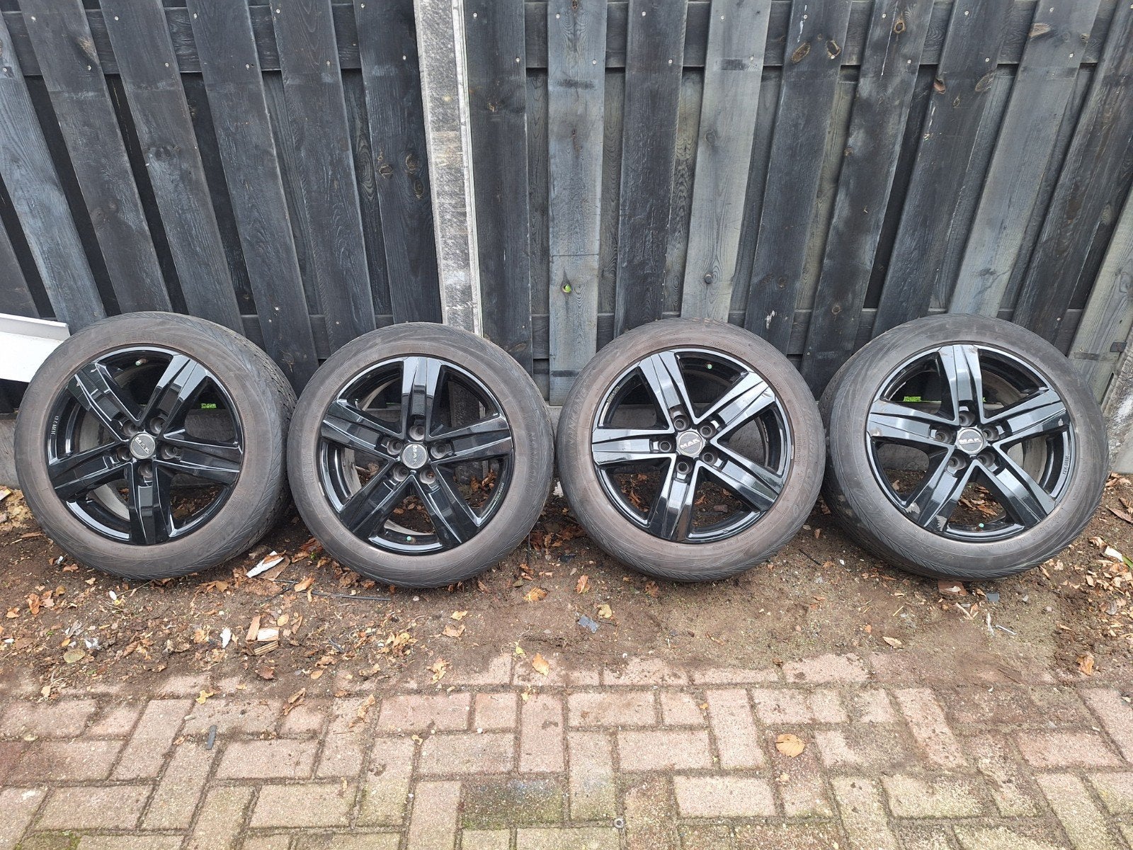 18 inch velgen met band, Ophalen, Gebruikt, Fiat