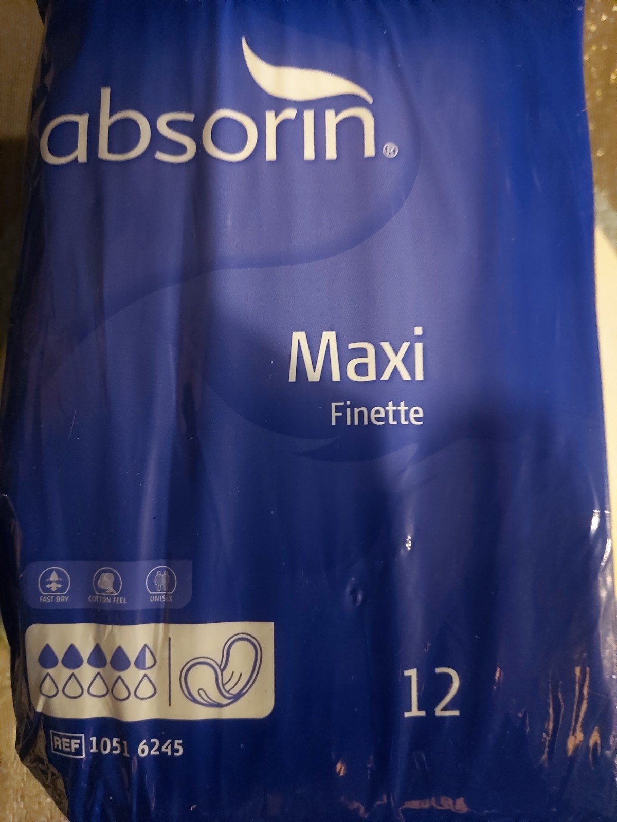 Absorin Maxi Finette Incontinentiemateriaal - 3 pakken. 12 s, Ophalen of Verzenden, Nieuw