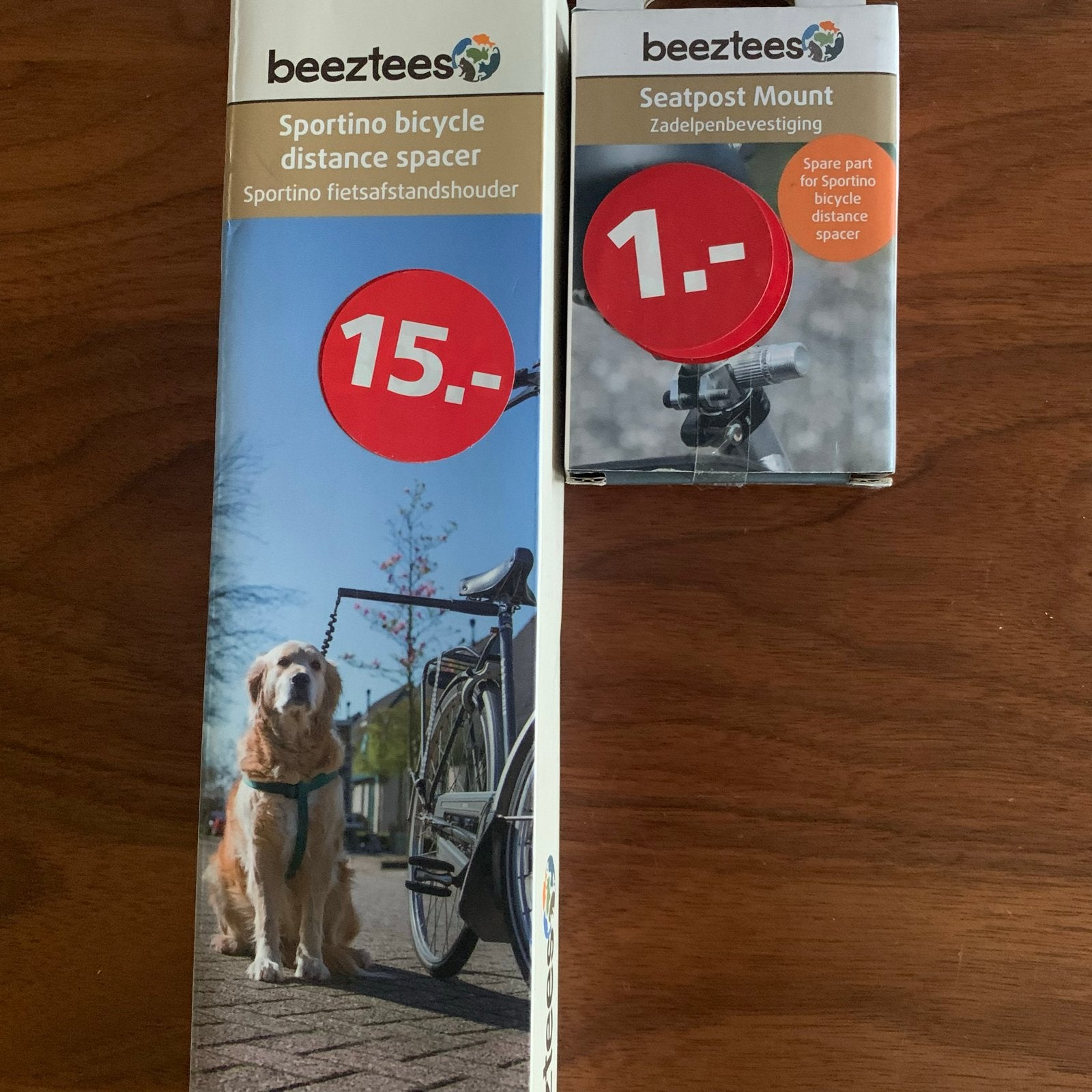 Nieuwe Beeztees Sportino fietsafstandshouder+zadelpenbevest., Ophalen, Nieuw