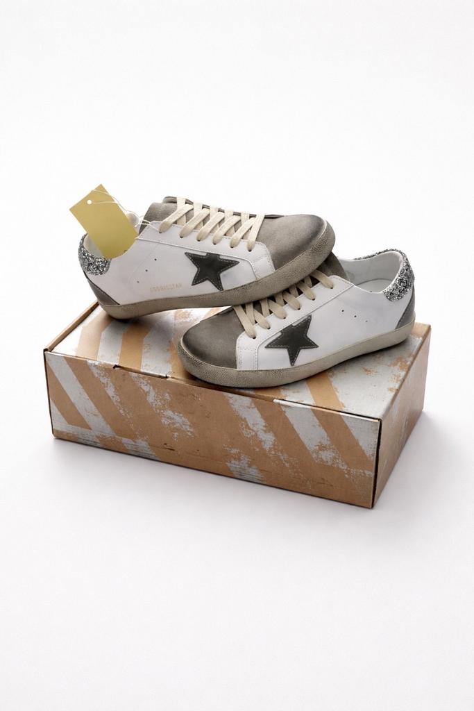 Golden Goose Super-Star sneakers wit/grijs, maat 38, Ophalen of Verzenden, Nieuw, Wit, Sneakers of Gympen