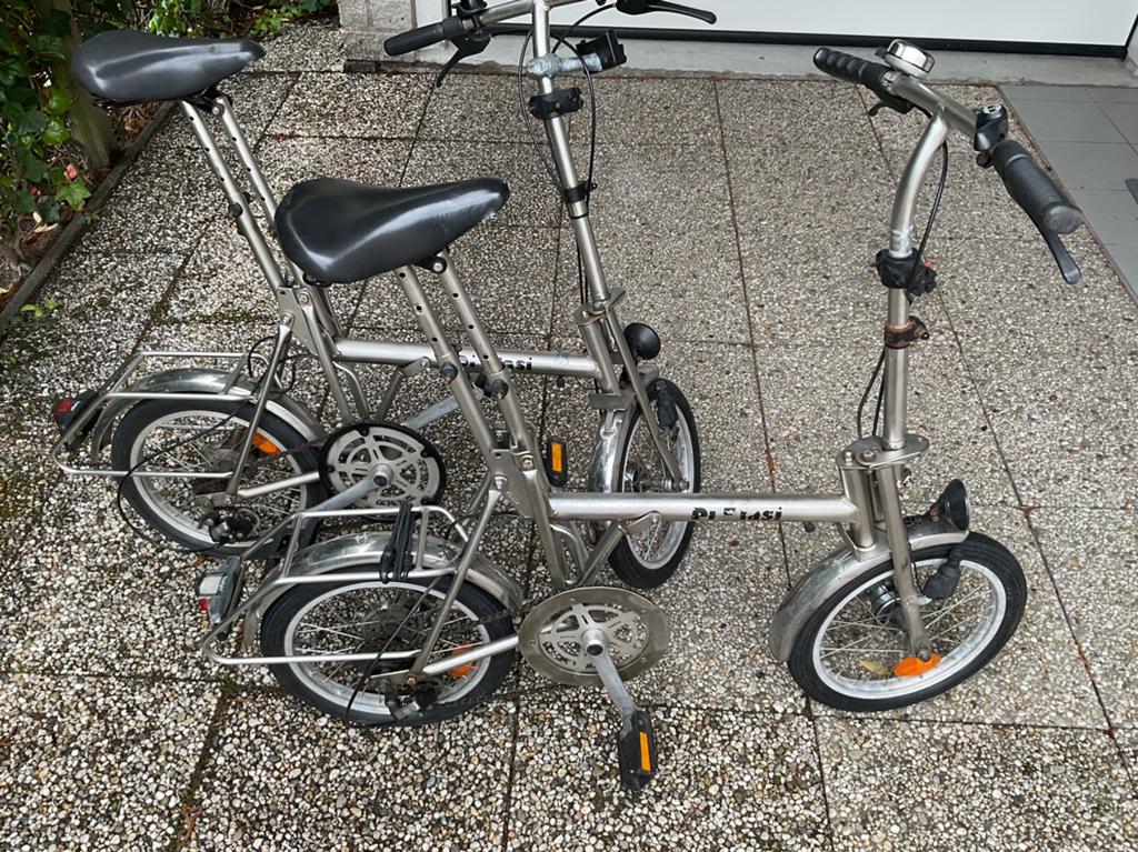 2 Di Blasi RVS vouwfietsen, Fietsen en Brommers, Ophalen, Gebruikt, 16 tot 18 inch, Overige merken