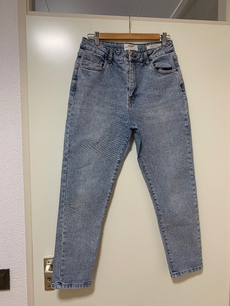 Lichtblauw dames spijkerbroek maat 40, Kleding | Dames, Blauw, Ophalen of Verzenden, Zo goed als nieuw, Cotton On