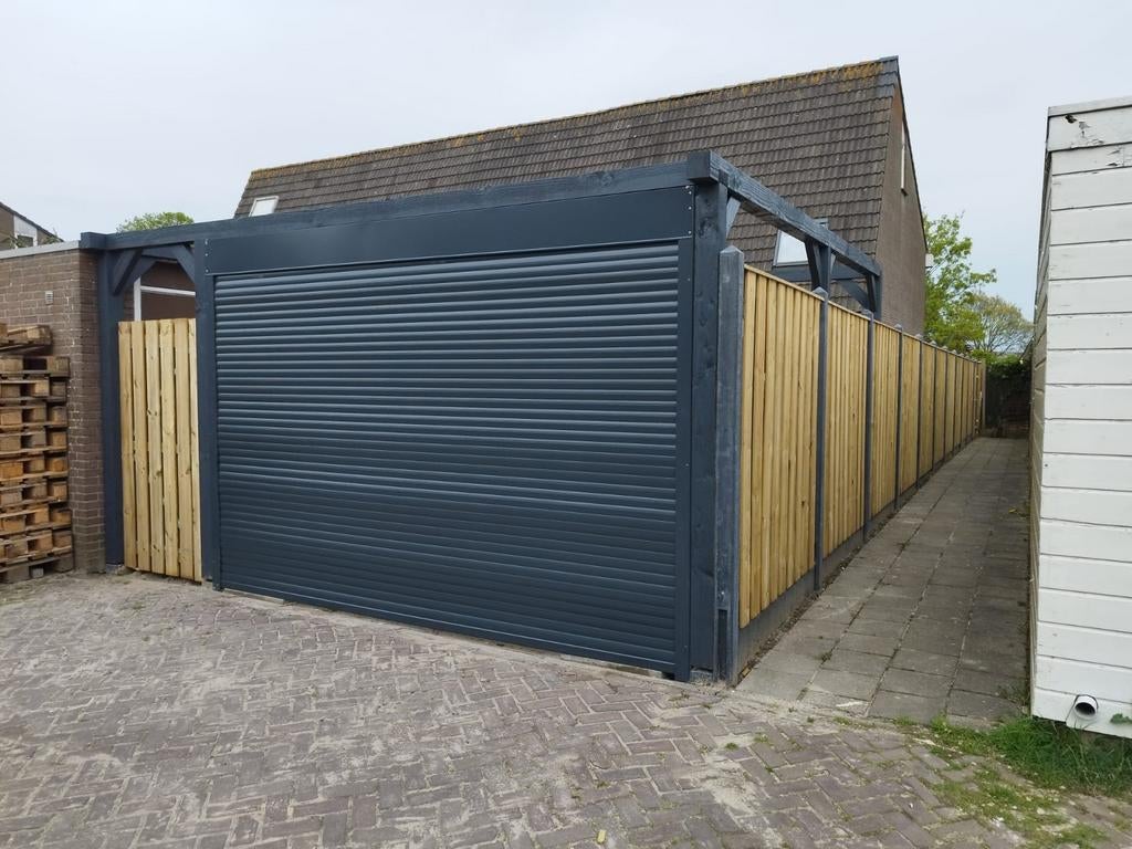 Externe rolluik poort voor tuin - H230xB359, Gebruikt, 200 cm of meer, Ophalen of Verzenden, 200 cm of meer
