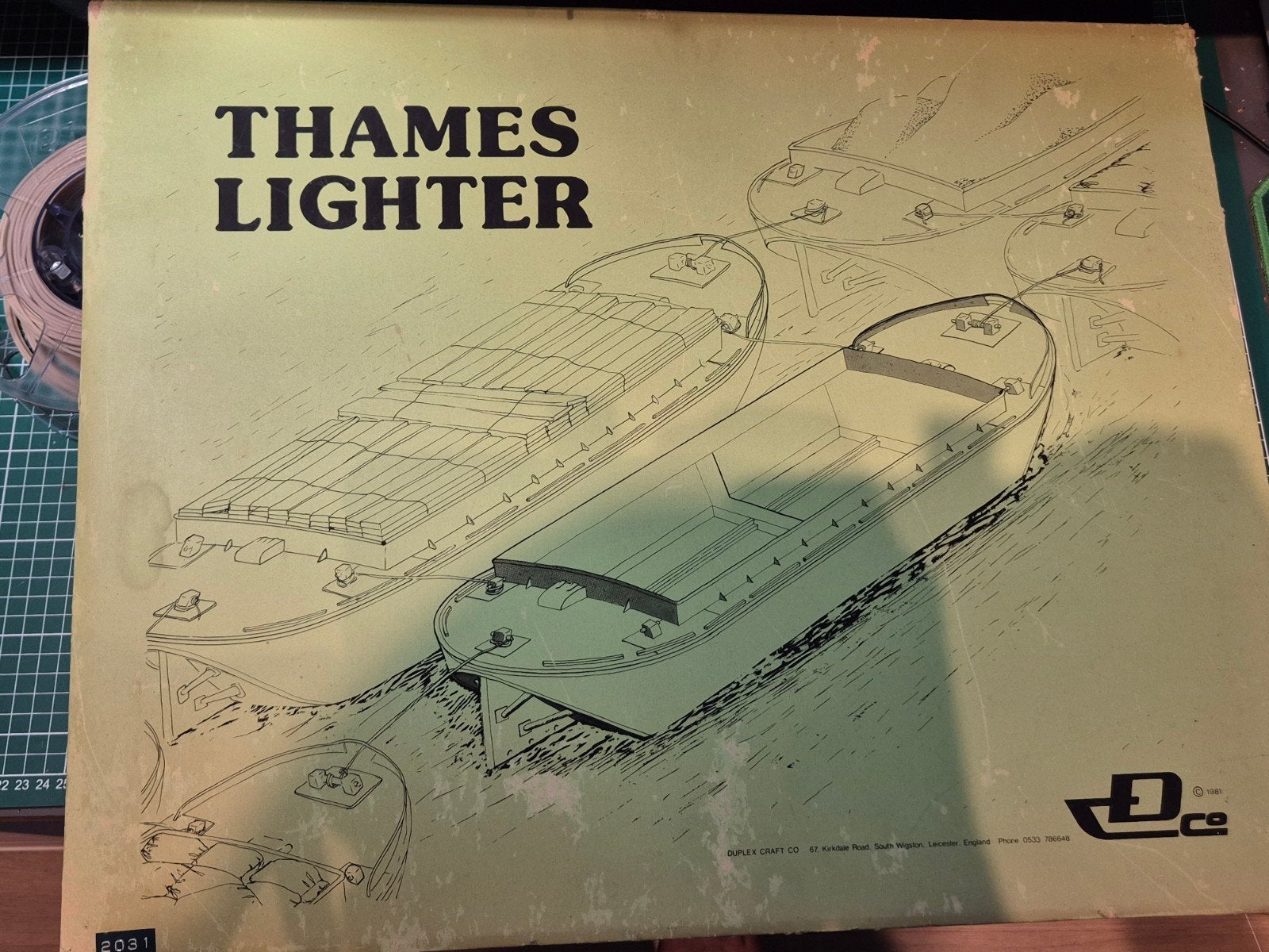 Bouwpakket "Thames Lighter", Ophalen, Zo goed als nieuw, 1:32 tot 1:50, Overige merken