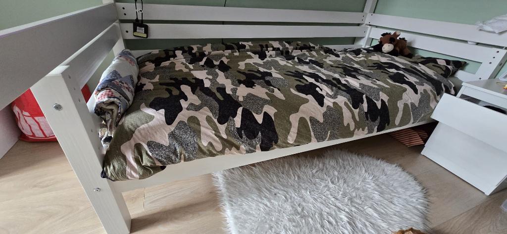 Flexworld Beter Bed zowel (half)hoogslaper, dubbel- enkelbed, Kinderen en Baby's, Kinderkamer | Bedden, Ophalen, Gebruikt, Lattenbodem