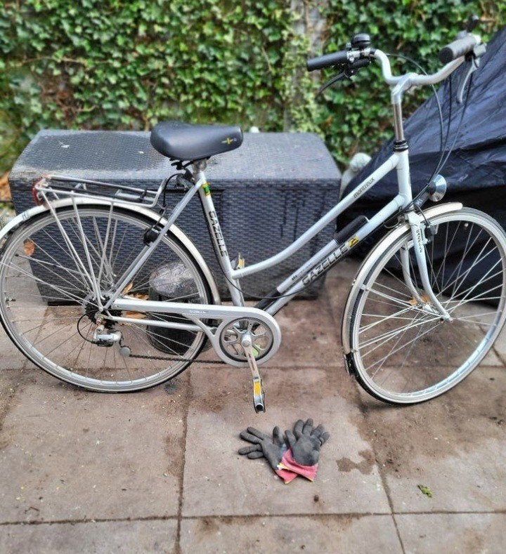 Te koop Damesfiets Gazelle 75 euro, Ophalen, Gebruikt, 47 tot 50 cm, Versnellingen