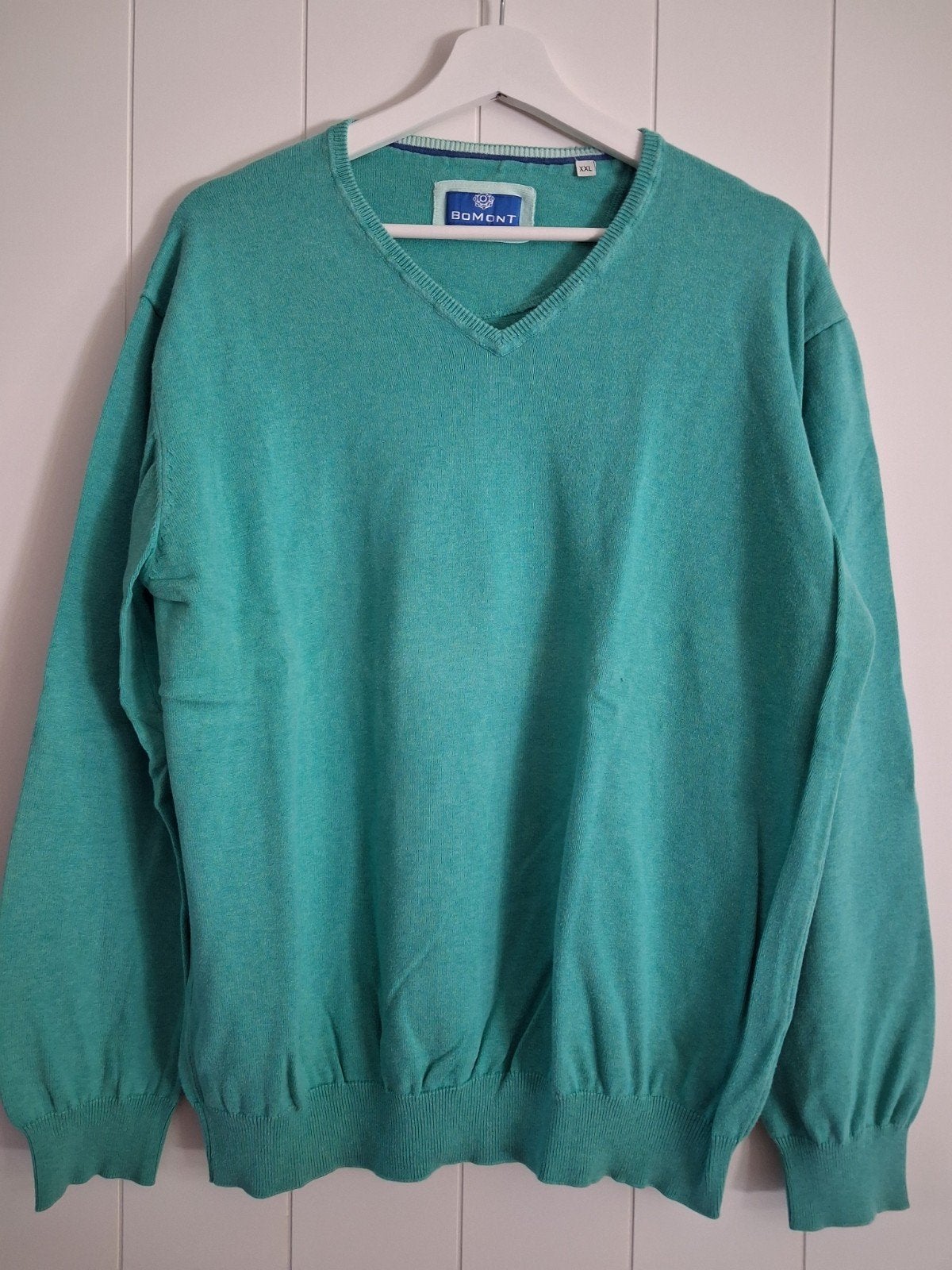 Bomont Turquoise Dunne Trui - Maat XXL, BOMONT, Overige maten, Ophalen of Verzenden, Gedragen
