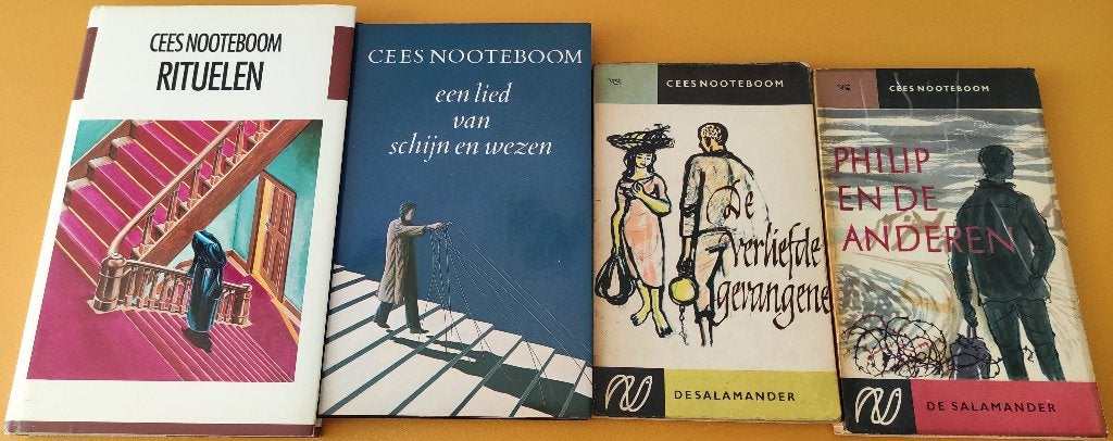 4x boek van Cees Nooteboom: rituelen, lied, gevangene,philip, Ophalen of Verzenden, Zo goed als nieuw, Cees Nooteboom, Nederland