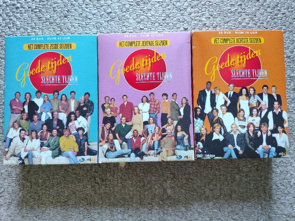 Goede Tijden Slechte Tijden het 6e, 7e en 8e seizoen, Alle leeftijden, Ophalen of Verzenden, Zo goed als nieuw, Komedie