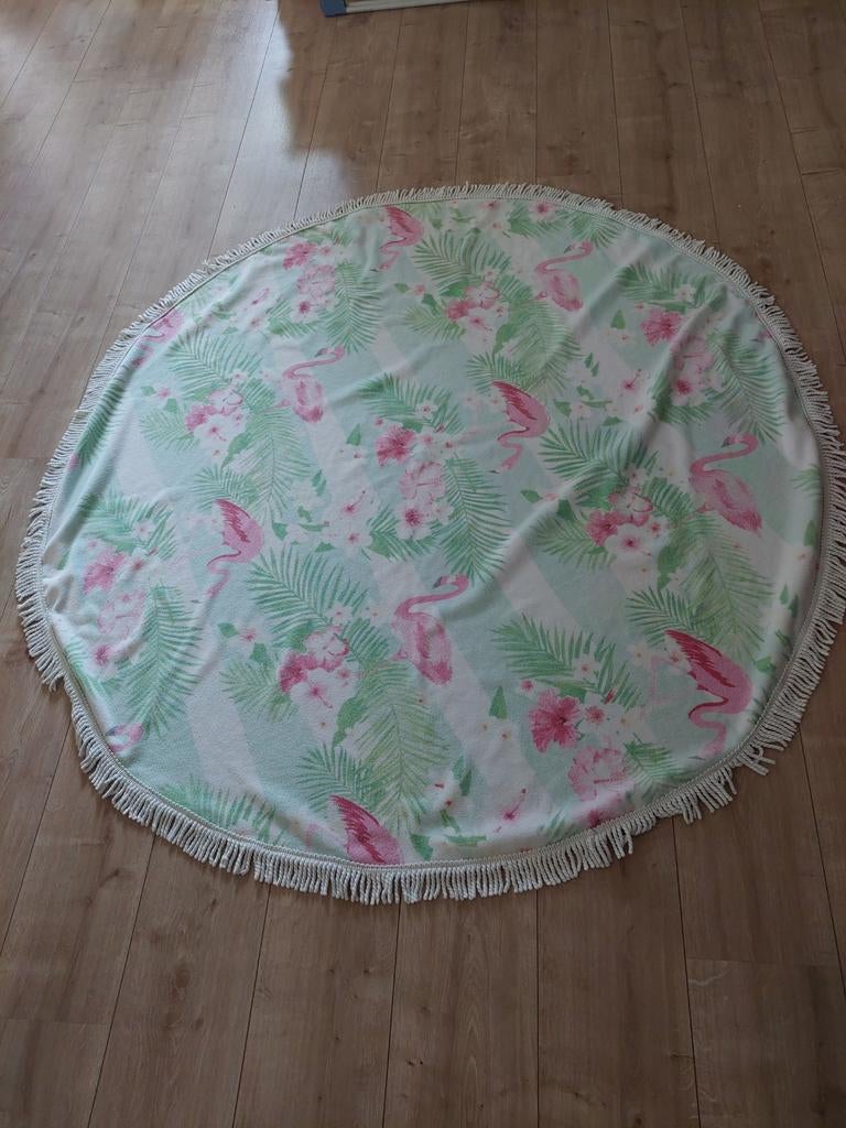 Tafelkleed rond met print flamingo, Tuin en Terras, Ophalen of Verzenden