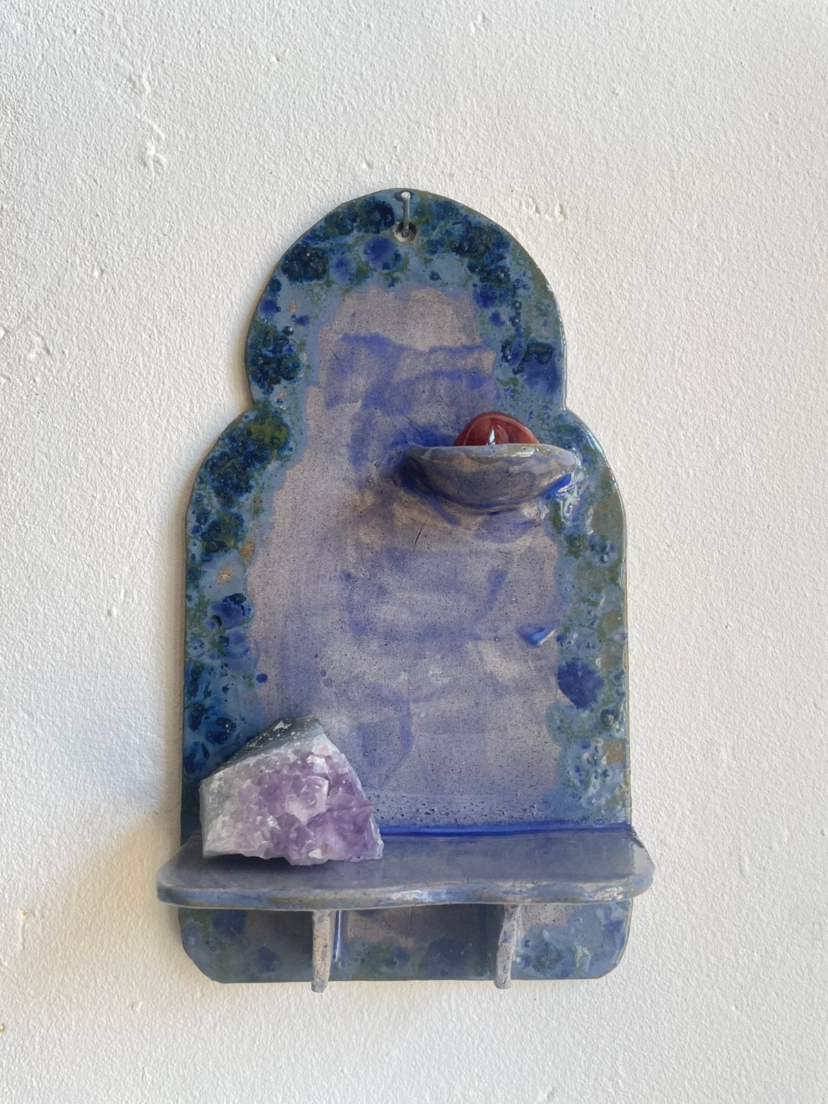 Wandaltaartje keramiek, Overige materialen, Blauw, Overige merken, Nieuw
