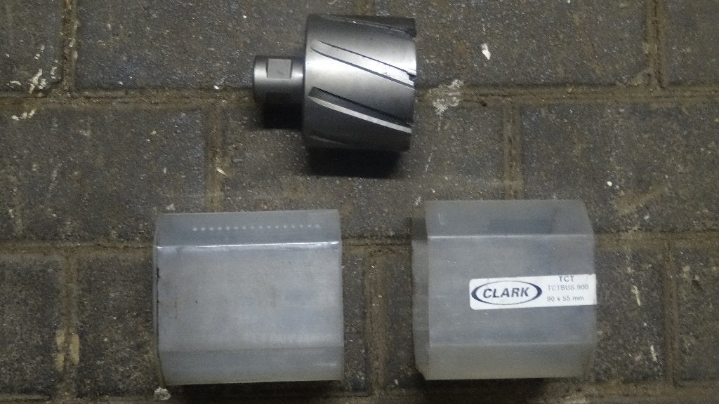 Z.G.A.N. Clark TCTBUS 900 Metaal Gatenboor 90 x 55 mm, Doe-het-zelf en Verbouw, Ophalen of Verzenden, Zo goed als nieuw, Overige typen