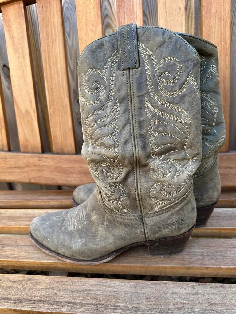 Sendra, Ophalen of Verzenden, Zo goed als nieuw, Groen, Hoge laarzen