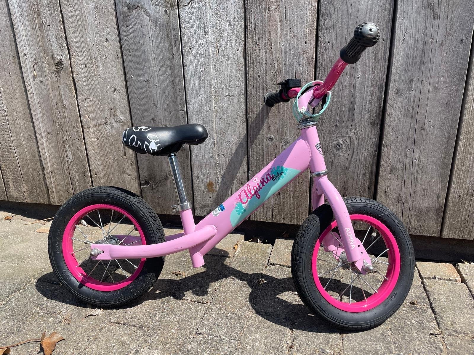 Alpina loopfiets roze, Ophalen, Gebruikt, Minder dan 16 inch