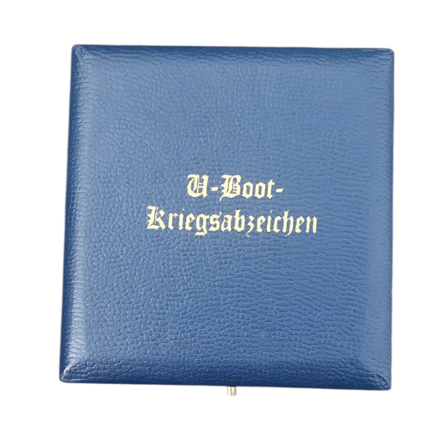 Duits U-Boot Abzeichen + Doos, Ophalen of Verzenden, Marine, Duitsland, Lintje, Medaille of Wings