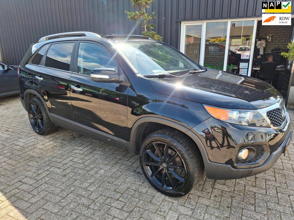 Kia Sorento 2.4 X-clusive, Auto's, Kia, Euro 5, Zwart, 4 cilinders, 2000 kg