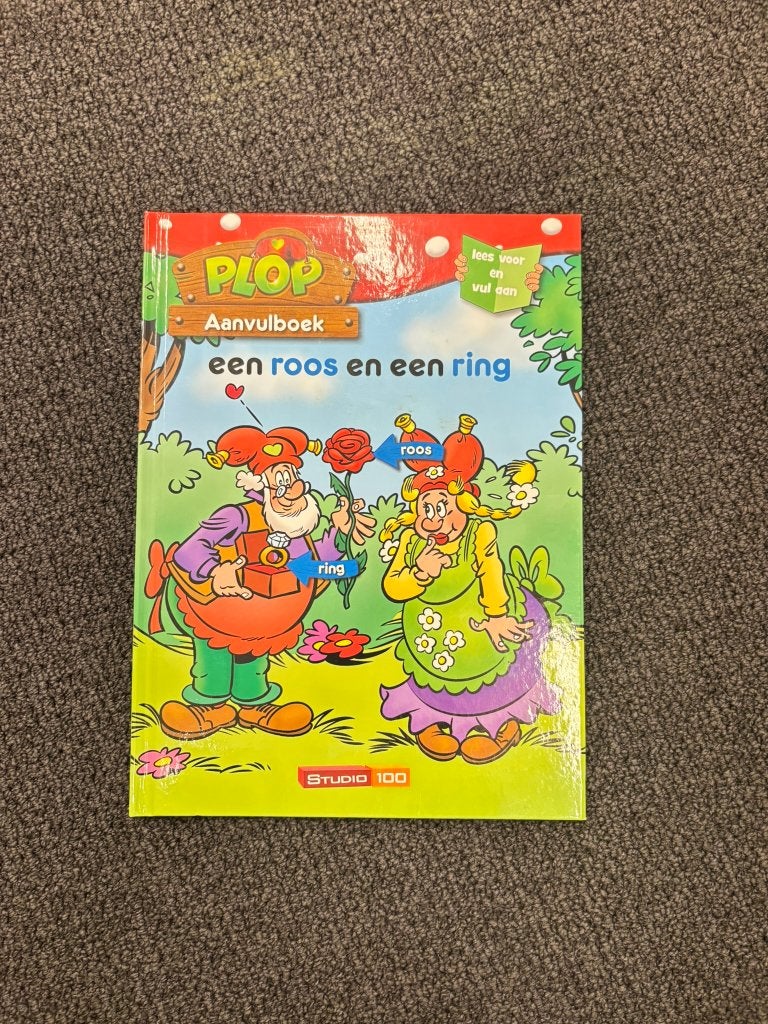 Leesboek kabouter Plop, een roos en een ring, Ophalen, Zo goed als nieuw, Fictie algemeen, Voorleesboek