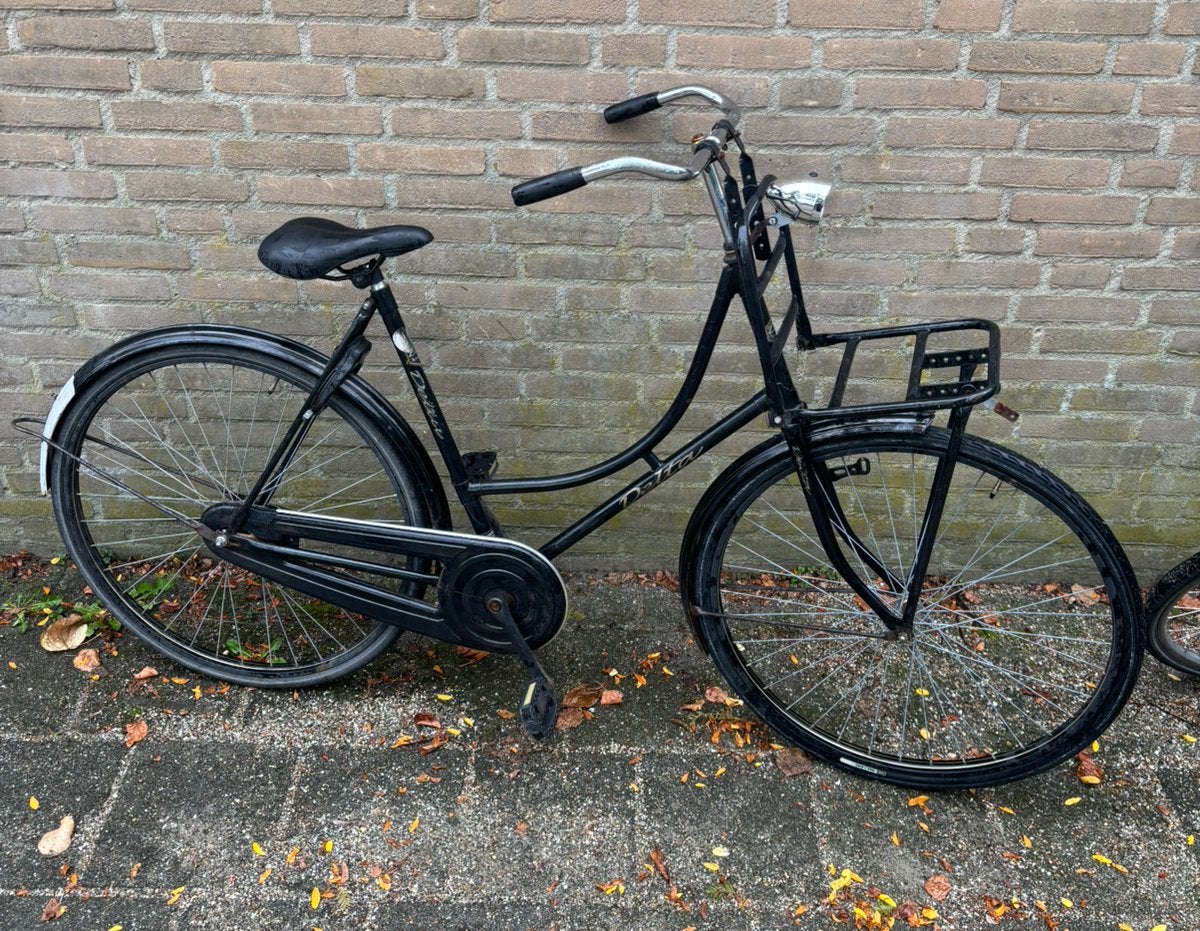 Delta Transportfiets Frame 56 cm Met voordrager!, Terugtraprem, Ophalen, Overige merken, 53 tot 56 cm