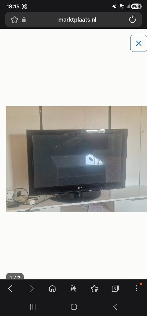 Lg televisie, Audio, Tv en Foto, Ophalen, Gebruikt, 50 Hz, 100 cm of meer