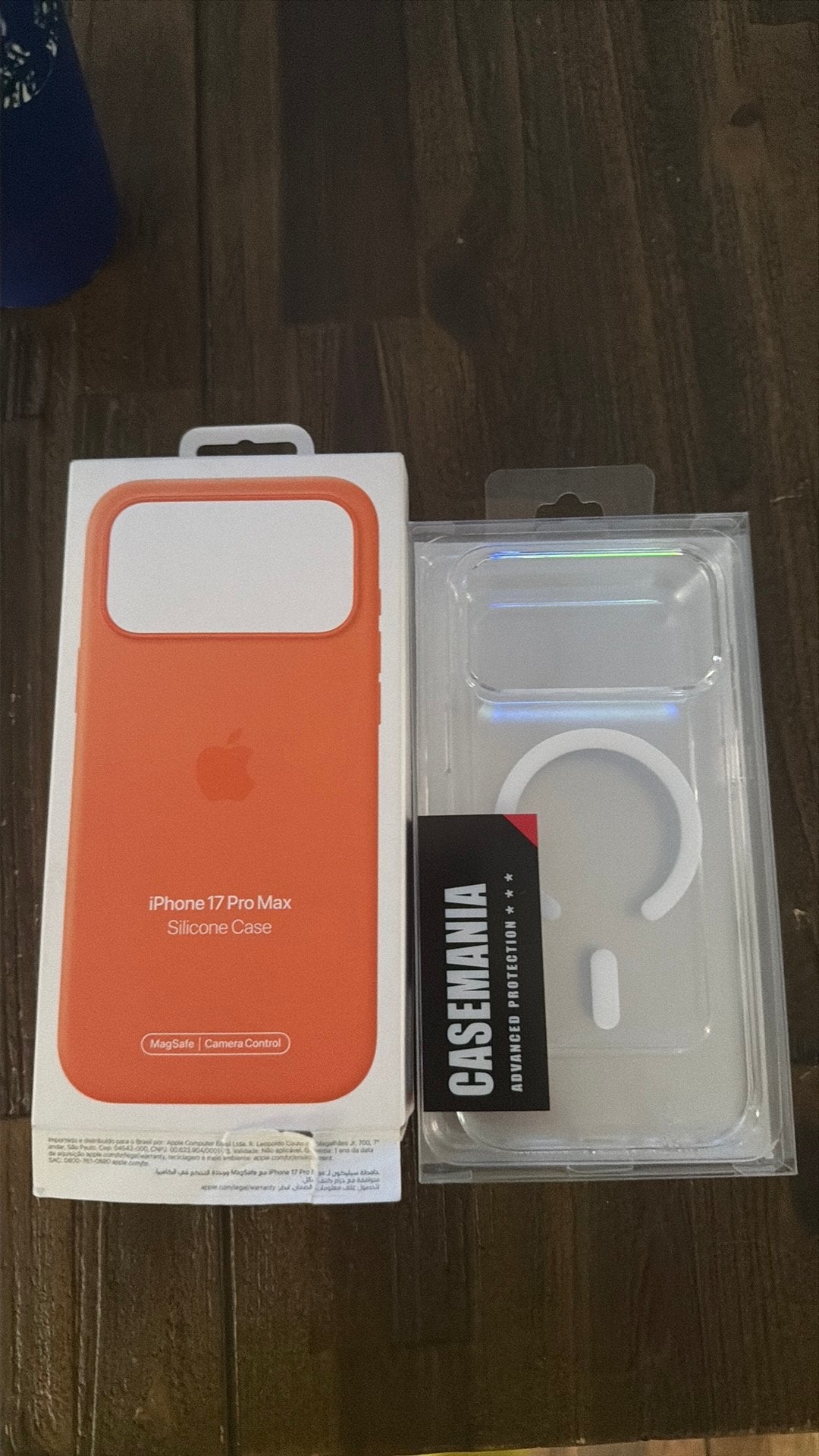 Apple iphone 17 pro max Cover orange Mag save, Ophalen of Verzenden, Zo goed als nieuw