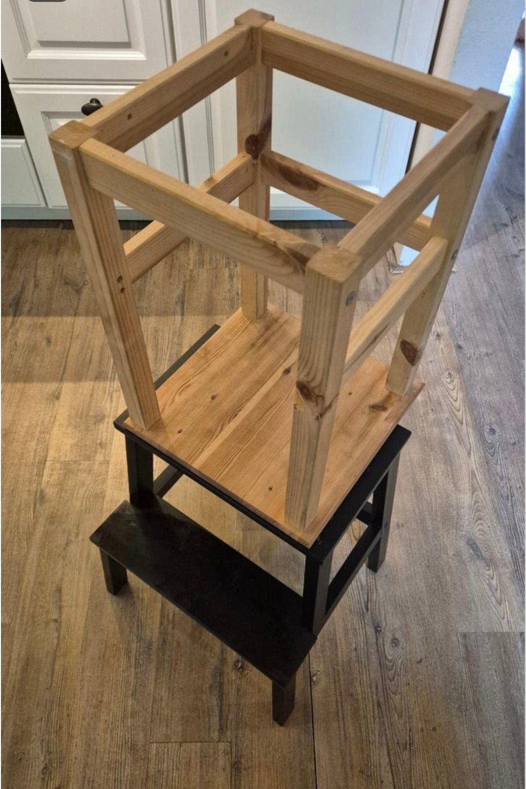 Houten leertoren / keukenhulp voor kinderen, Ophalen
