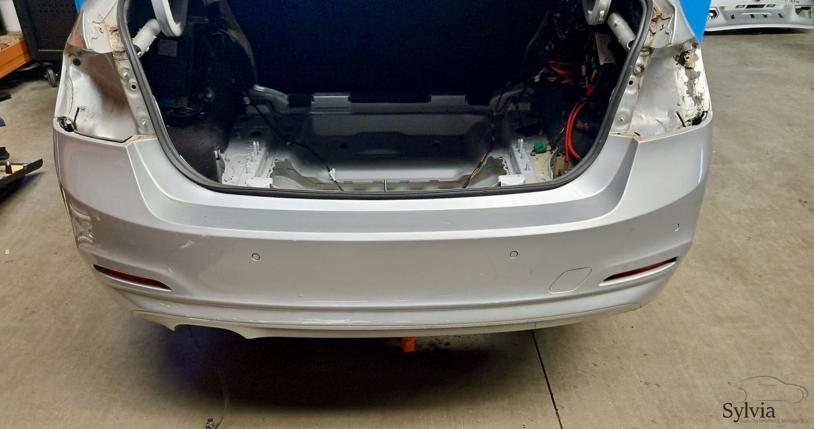 Achterbumper BMW 3 serie F30 LCI Glaciersilber met. A83 5112, Auto-onderdelen, Gebruikt, -, -, Ophalen of Verzenden