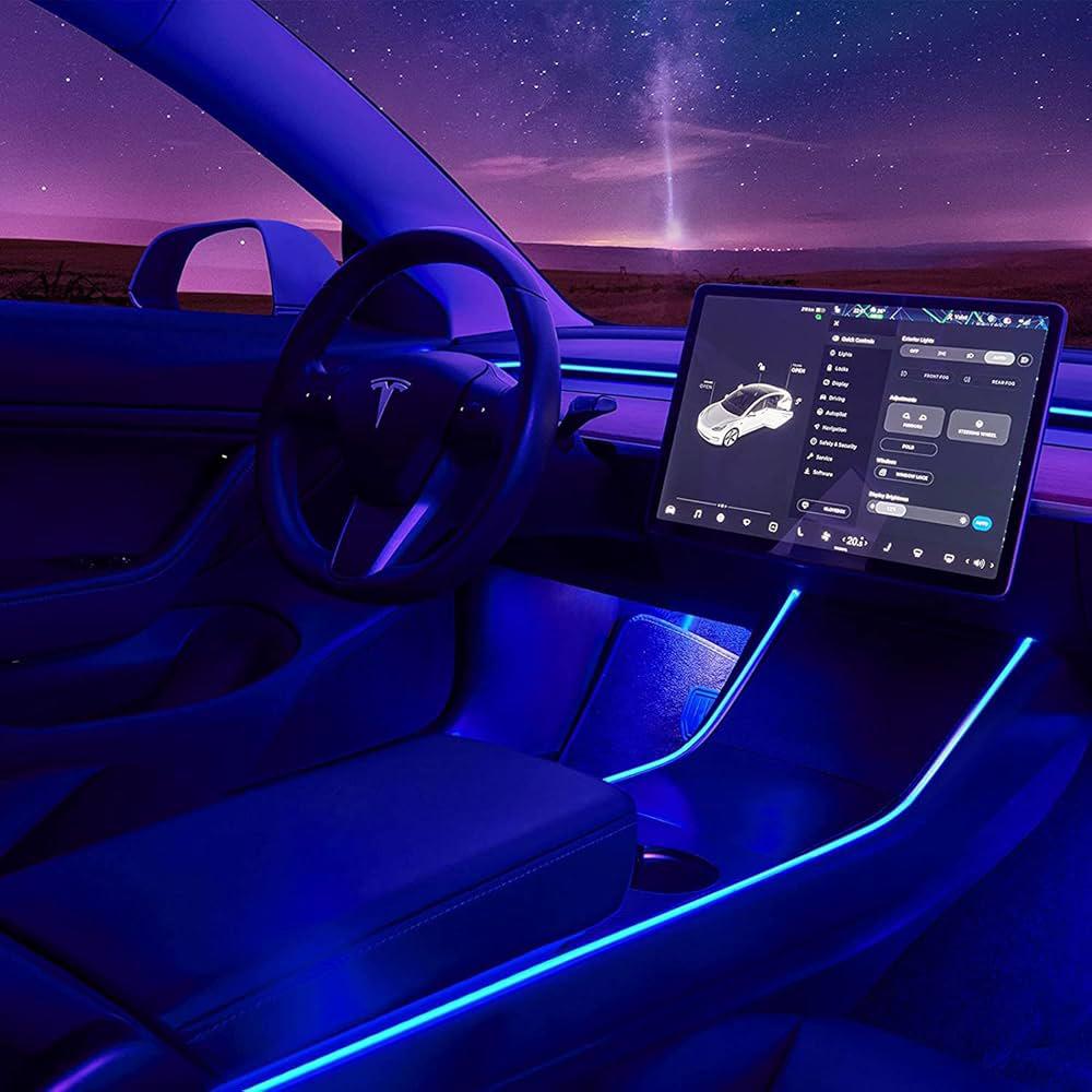 Sfeerverlichting tesla, Auto-onderdelen, Verlichting, Ophalen of Verzenden