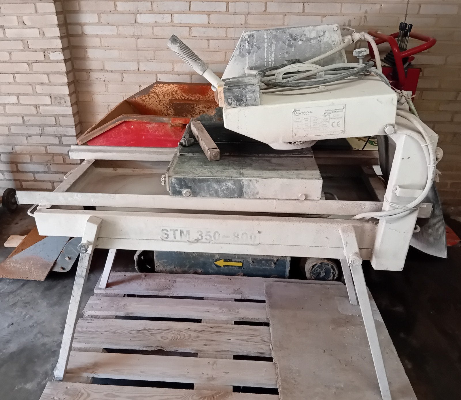 Lumag steenzaagtafel, Ophalen, 1200 watt of meer, Afkortzaag, 70 mm of meer