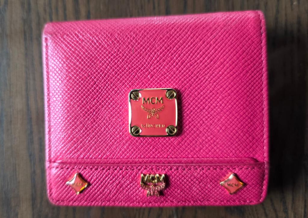 MCM Wallet - Stijlvolle Roze Portemonnee, Overige merken, Gebruikt, Leer, Ophalen of Verzenden
