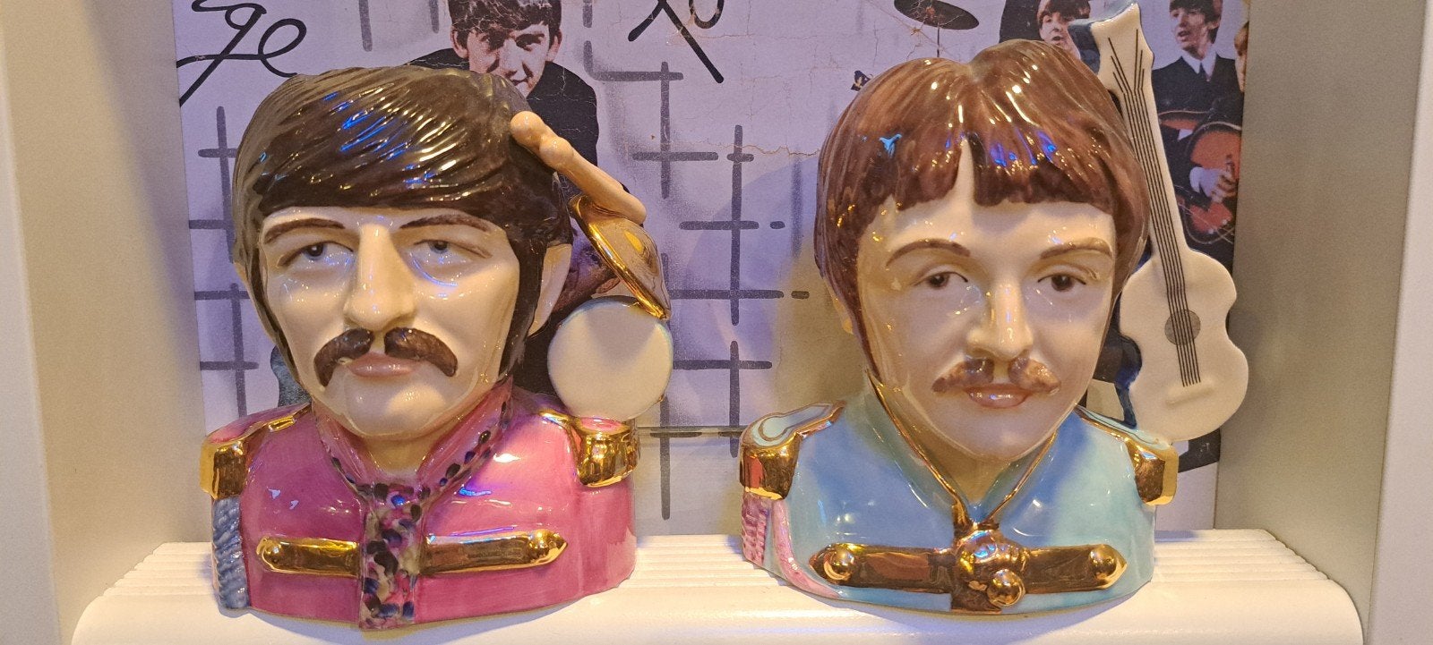 Beatles 4 character Pop legend jugs, Ophalen of Verzenden, Foto of Kaart