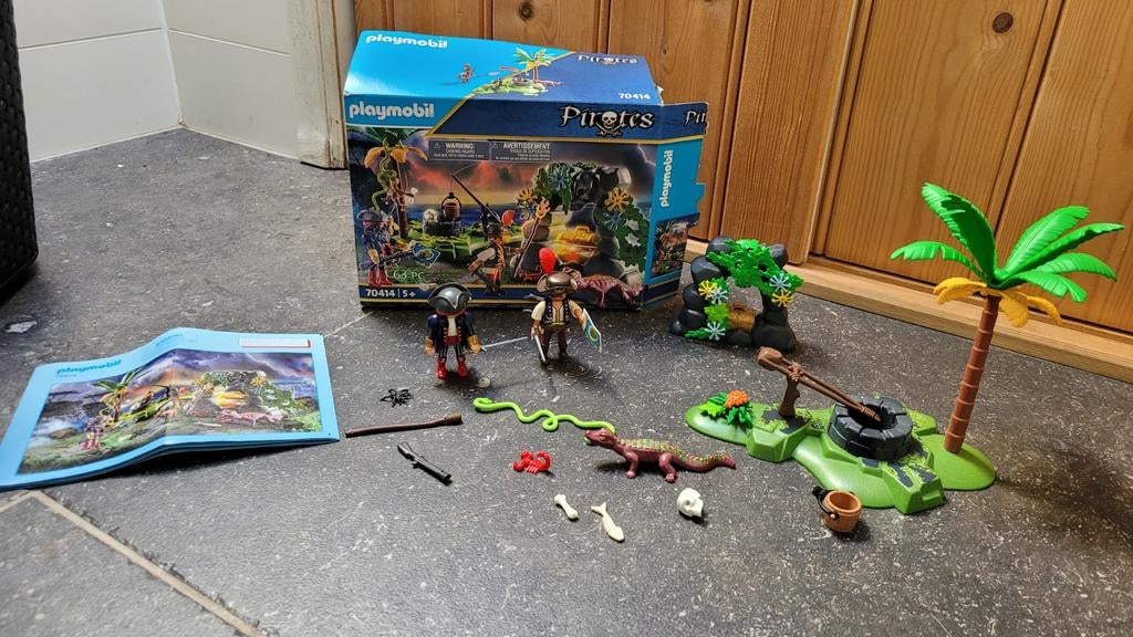 Playmobil 70414 Piraten Schateiland, Ophalen of Verzenden, Gebruikt