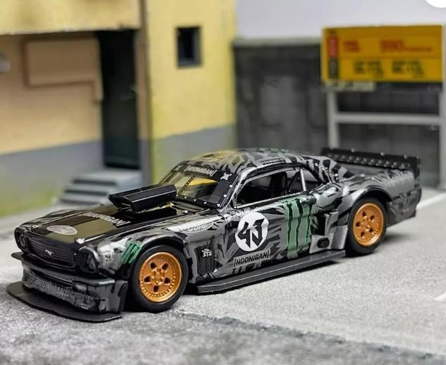 Ford Mustang Hoonicorn RTR Street Weapon 1:64, Hobby en Vrije tijd, Christian@diecastcompany.nl, Auto, Diecast Company, Nieuw