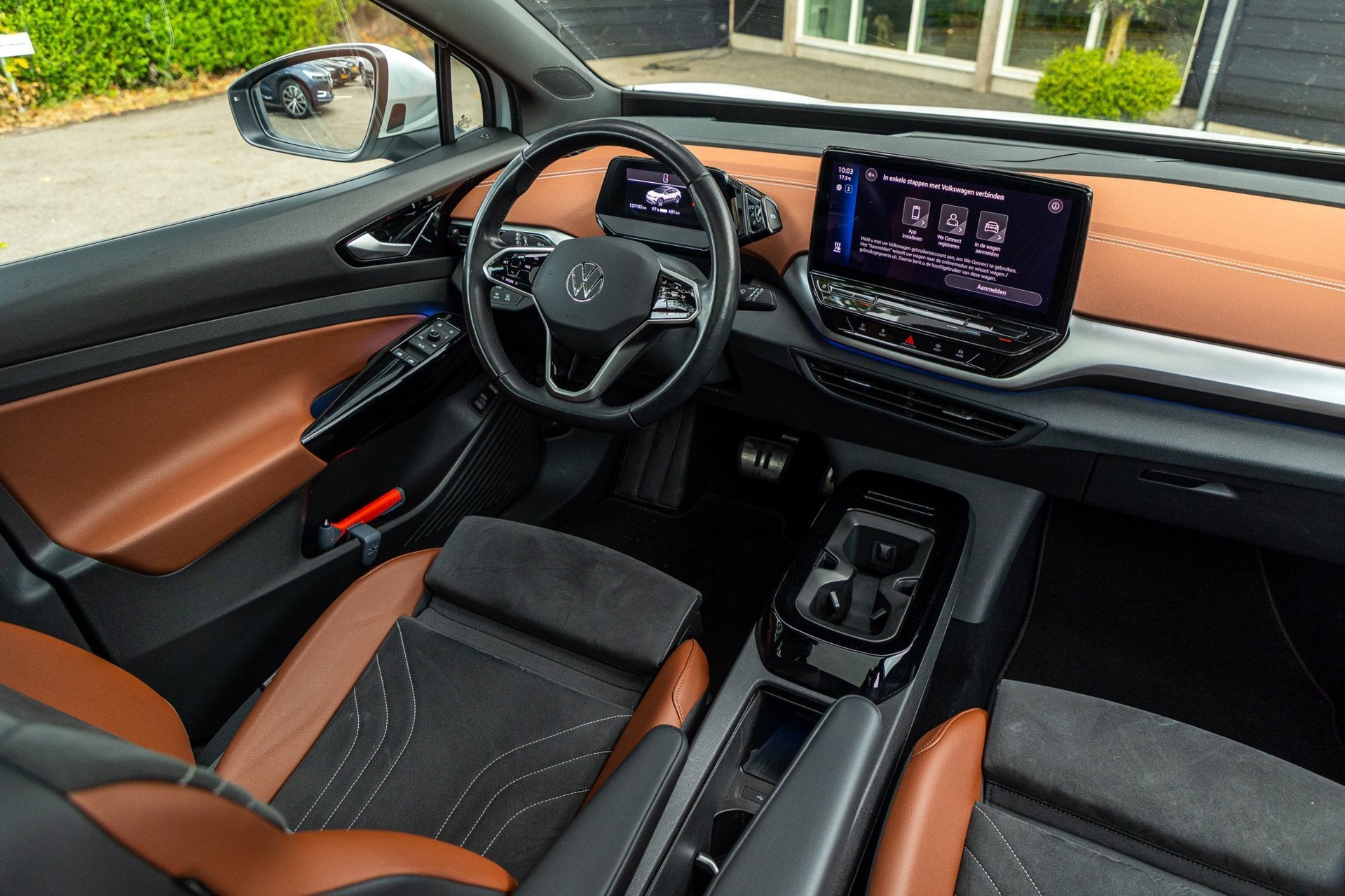 Volkswagen ID.4 Tech 77 kWh Soh 89% I Trekhaak I IQ Light I, Auto's, Automaat, Dealer onderhouden, Achterwielaandrijving, Gebruikt