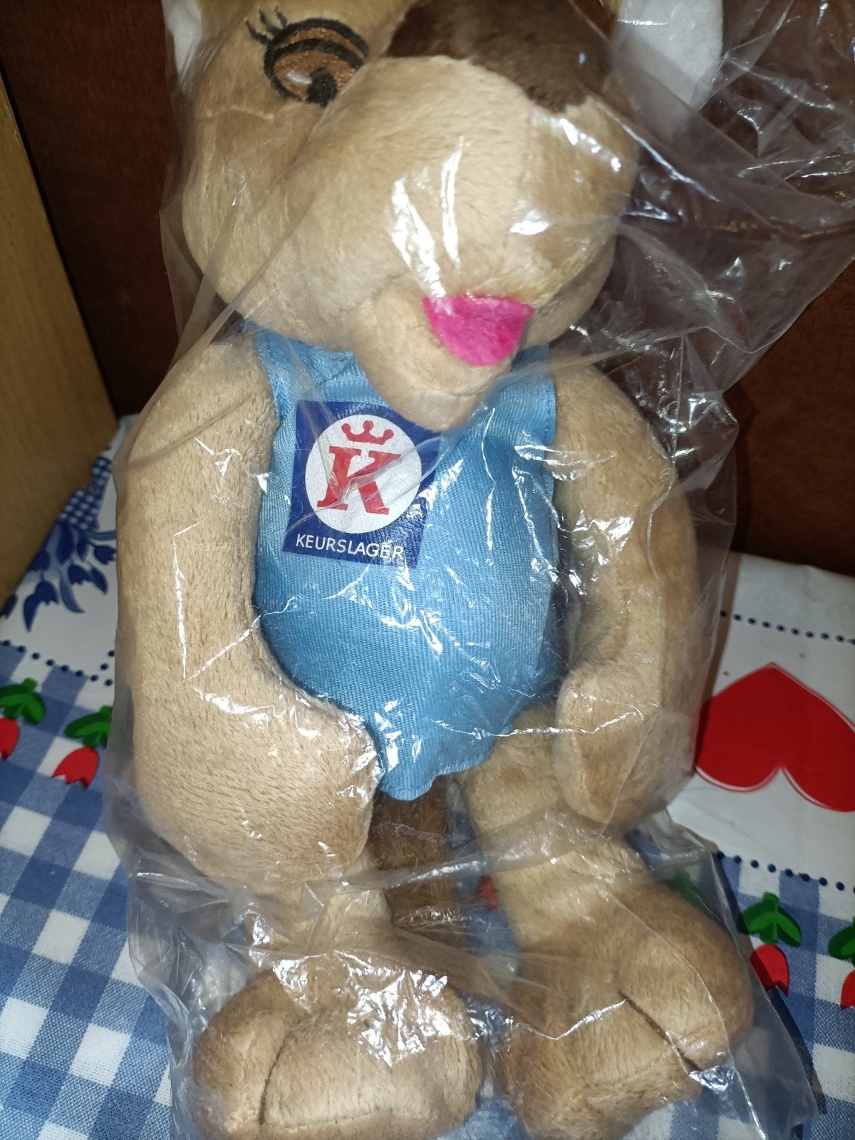 Keurslager leeuw knuffel nieuw in plastic 30 cm groot, Ophalen of Verzenden, Nieuw