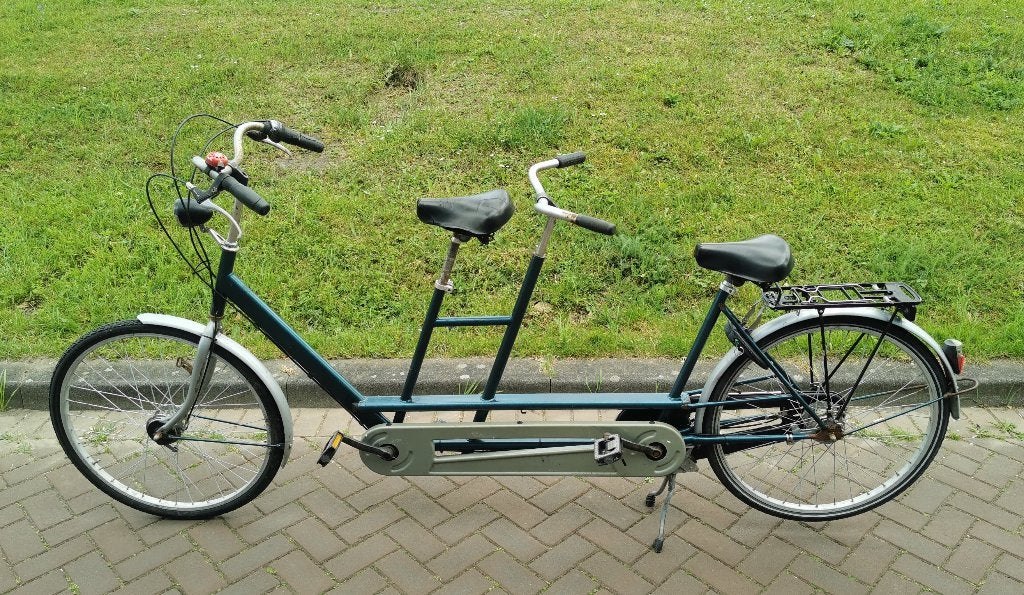 Tandemfiets Twin zie fotos, Minder dan 10 versnellingen, Gebruikt, 55 cm of meer, Ophalen