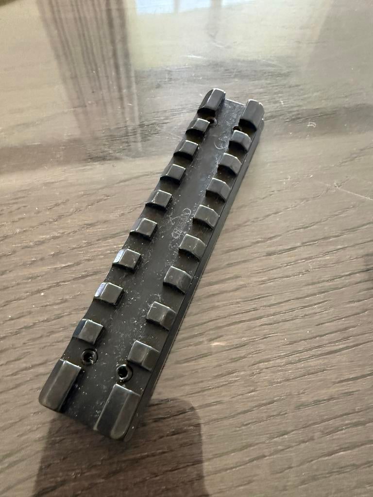 Dovetail naar Picatinny Rail Adapter, Ophalen of Verzenden, Gebruikt