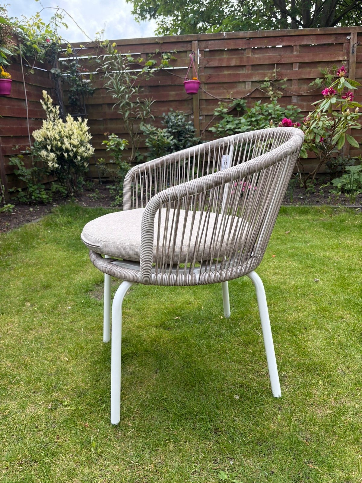 Nieuw 4 prachtige tuinstolen kwantum Arola in de doos, Ophalen of Verzenden, Nieuw, Wicker